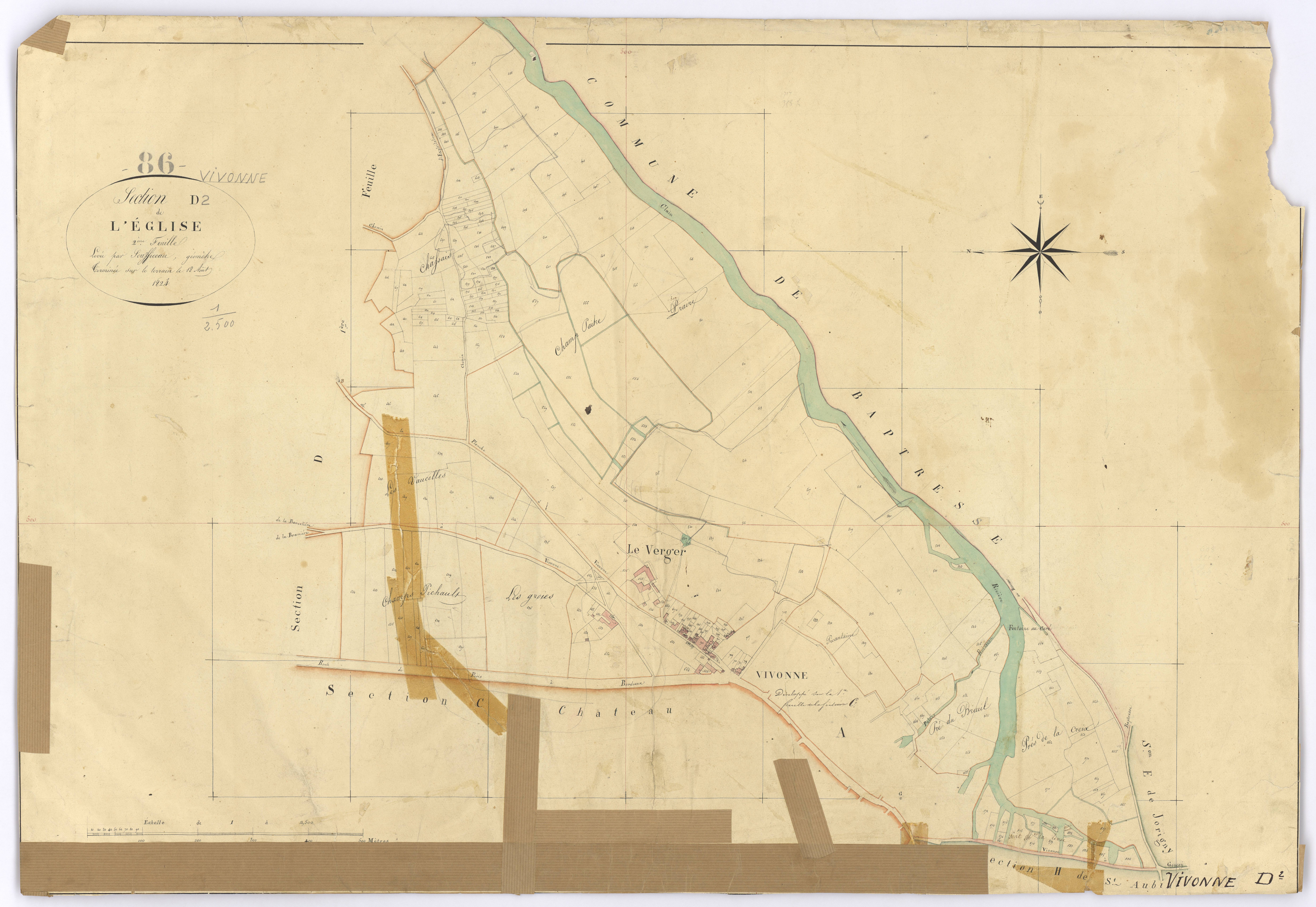Vivonne - FRAD086_cadastre Plans 