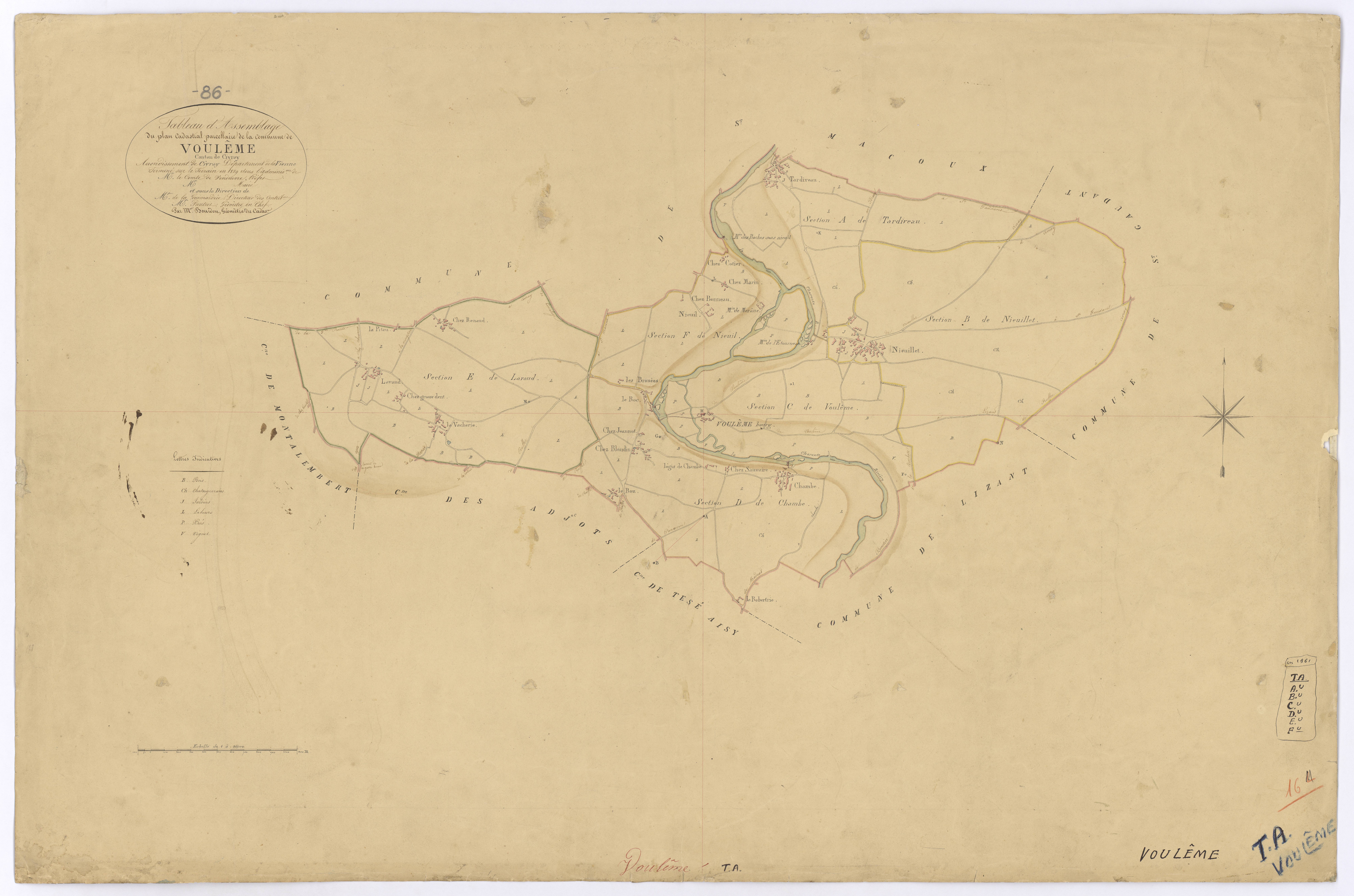 Voulême - FRAD086_cadastre Plans 