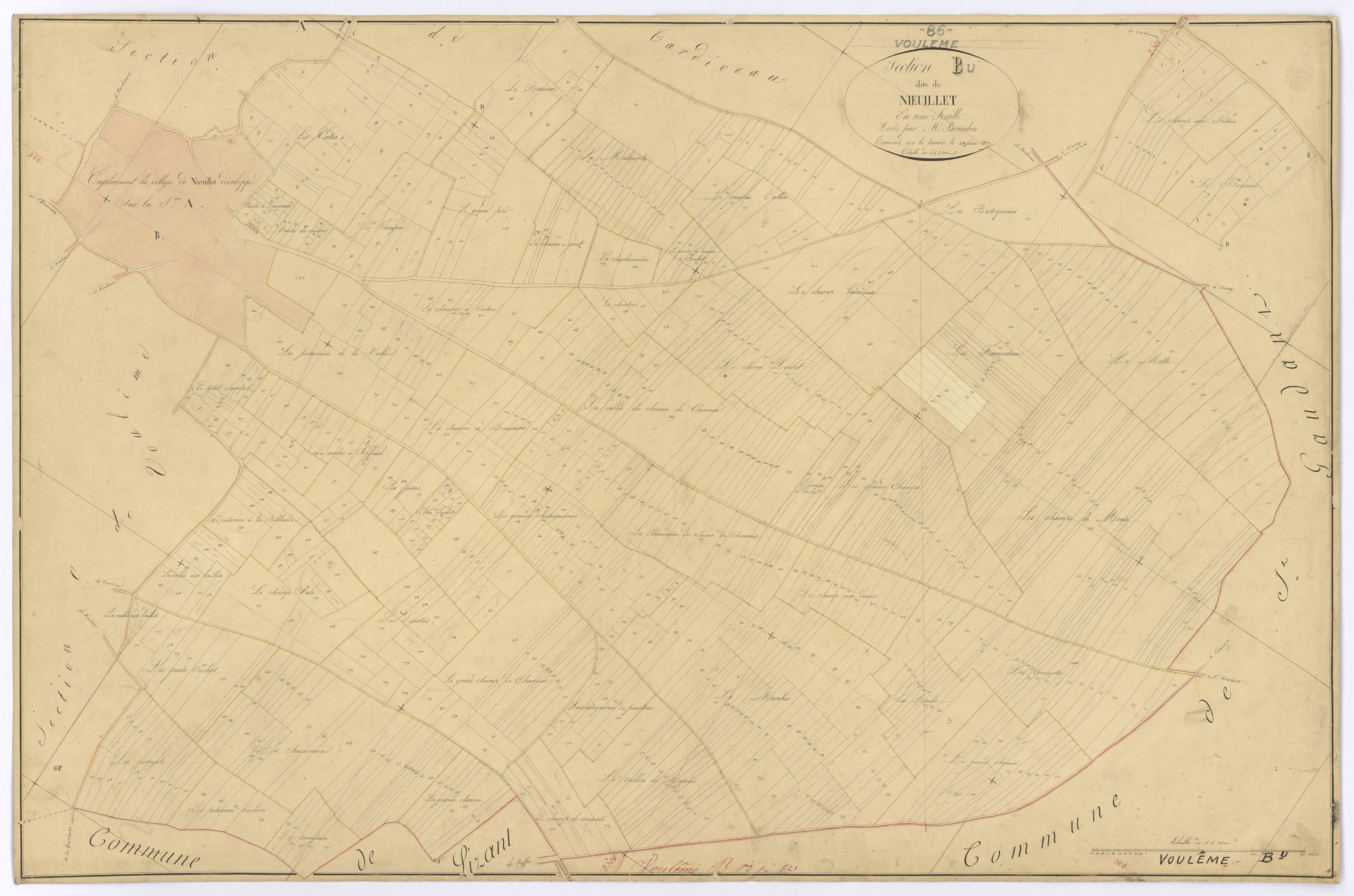 Voulême - FRAD086_cadastre Plans 