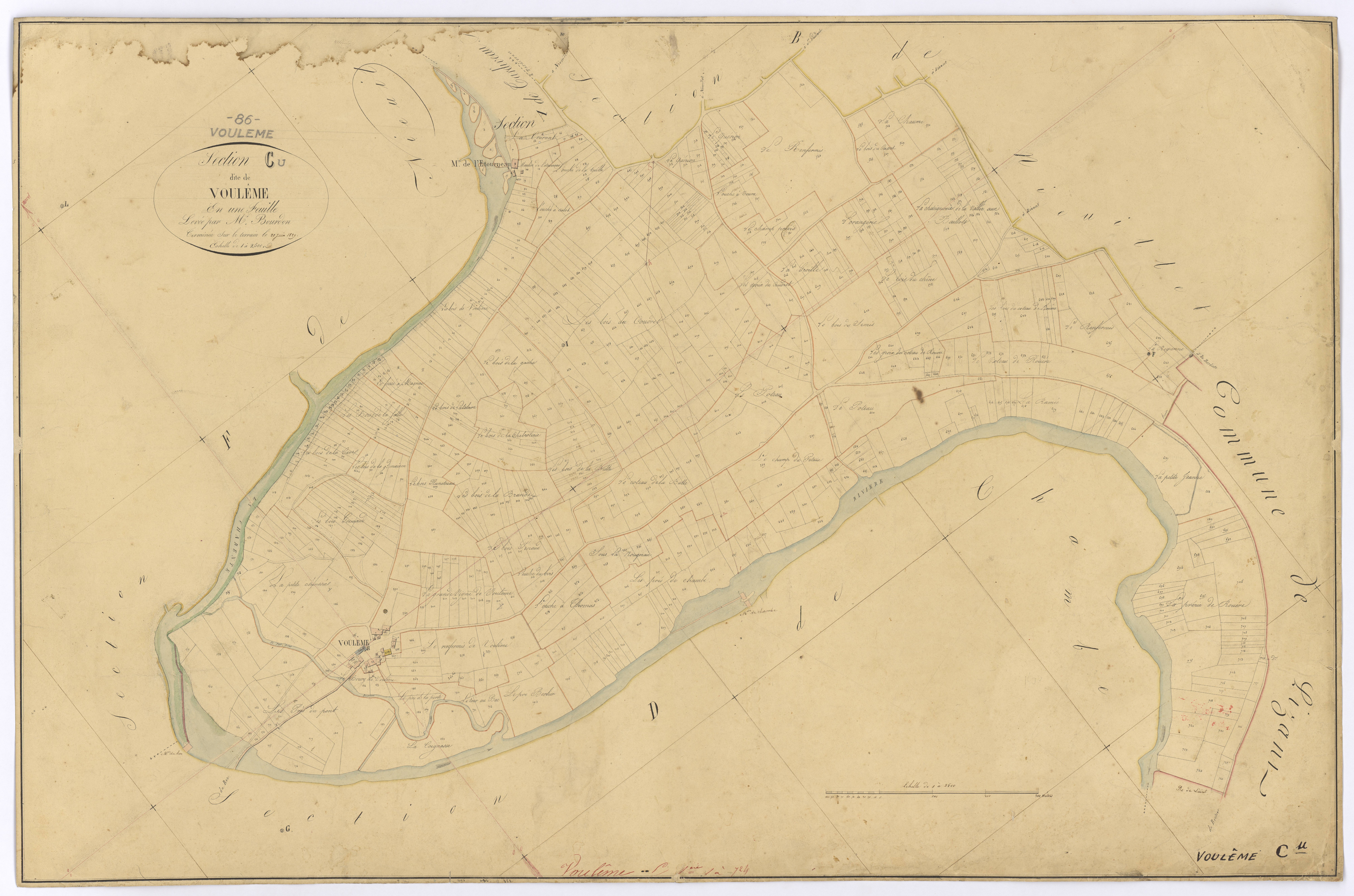 Voulême - FRAD086_cadastre Plans 