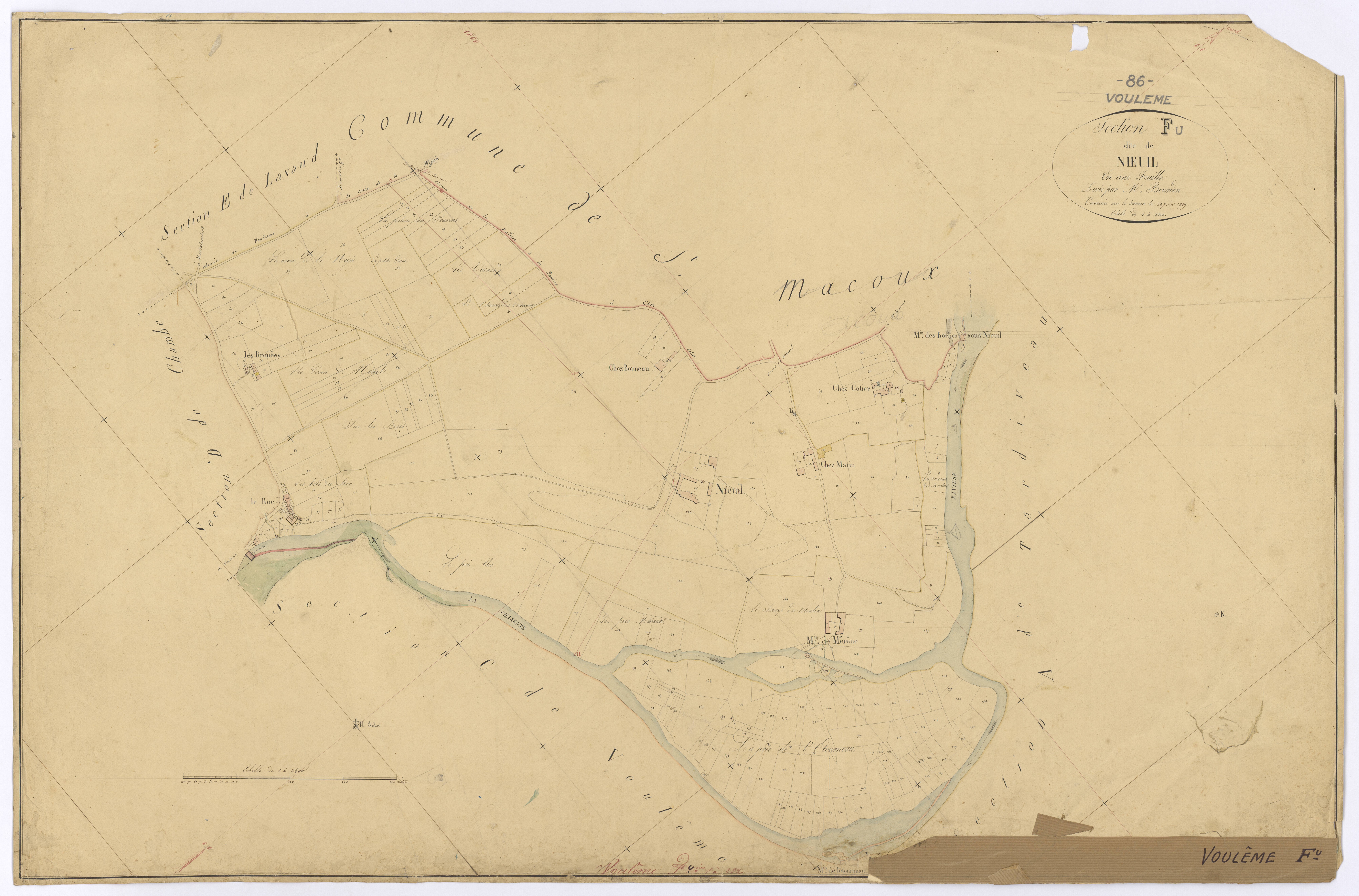 Voulême - FRAD086_cadastre Plans 