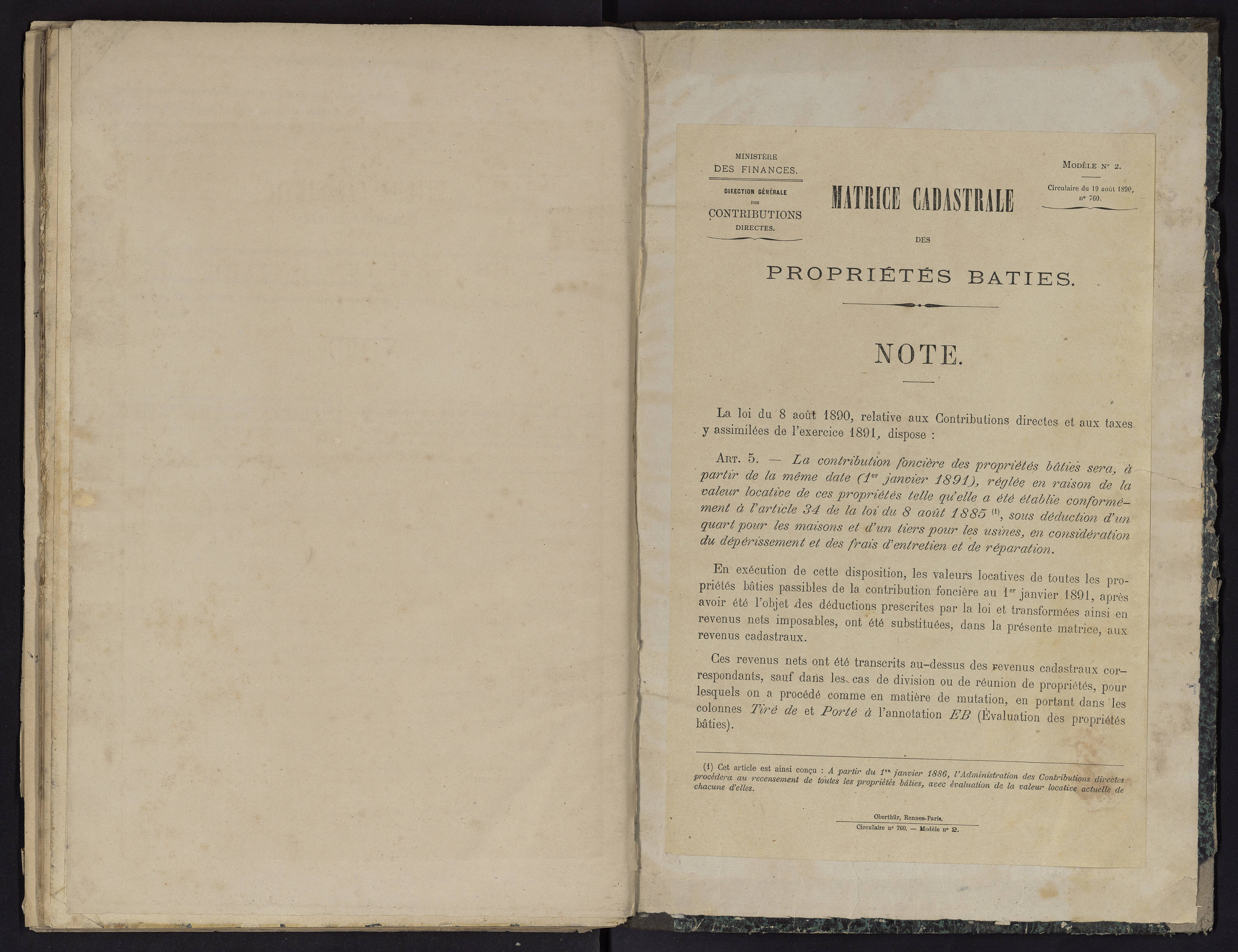 Voulon - FRAD086_cadastre Cases 1-154.