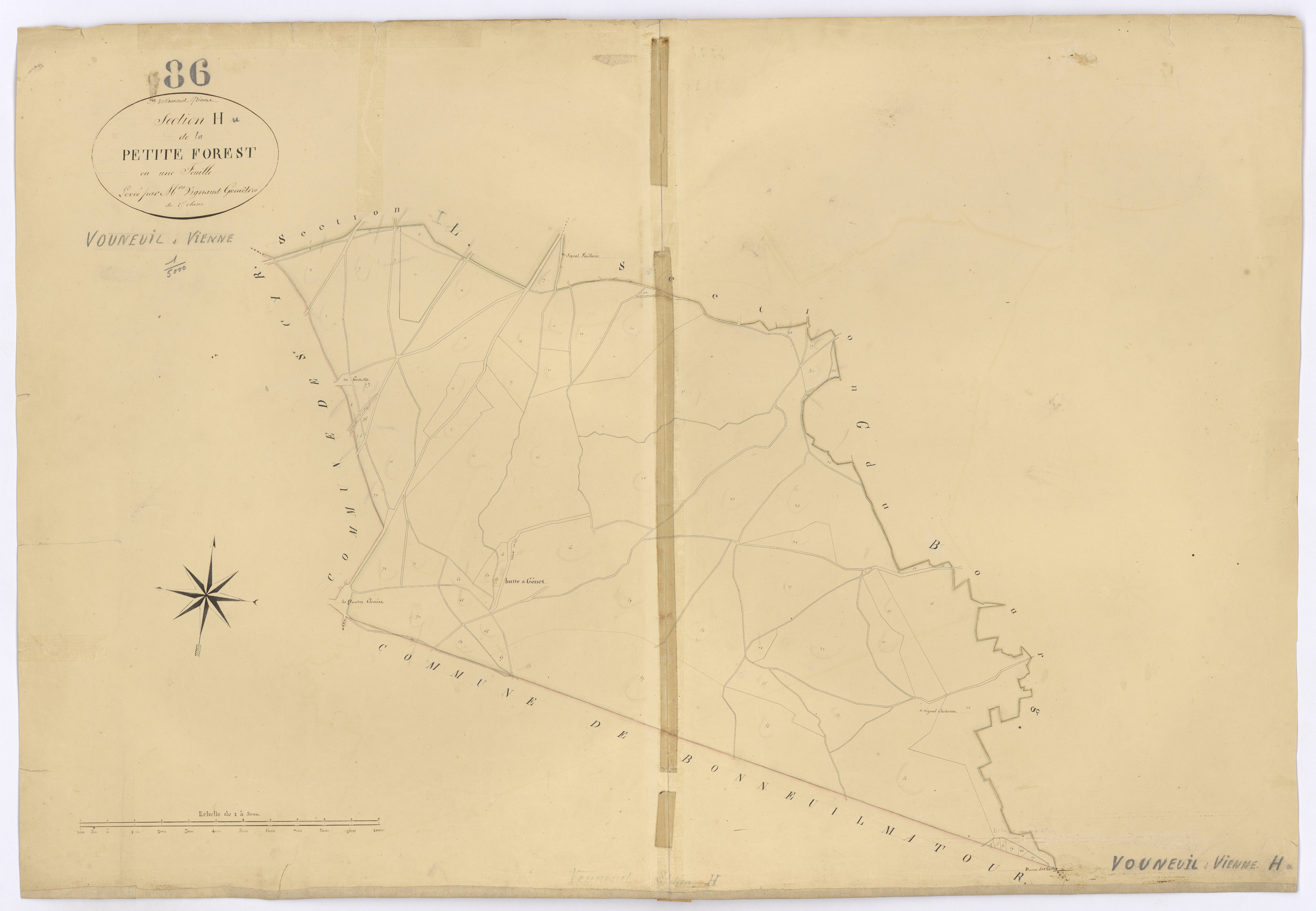 Vouneuil-sur-Vienne - FRAD086_cadastre Plans 