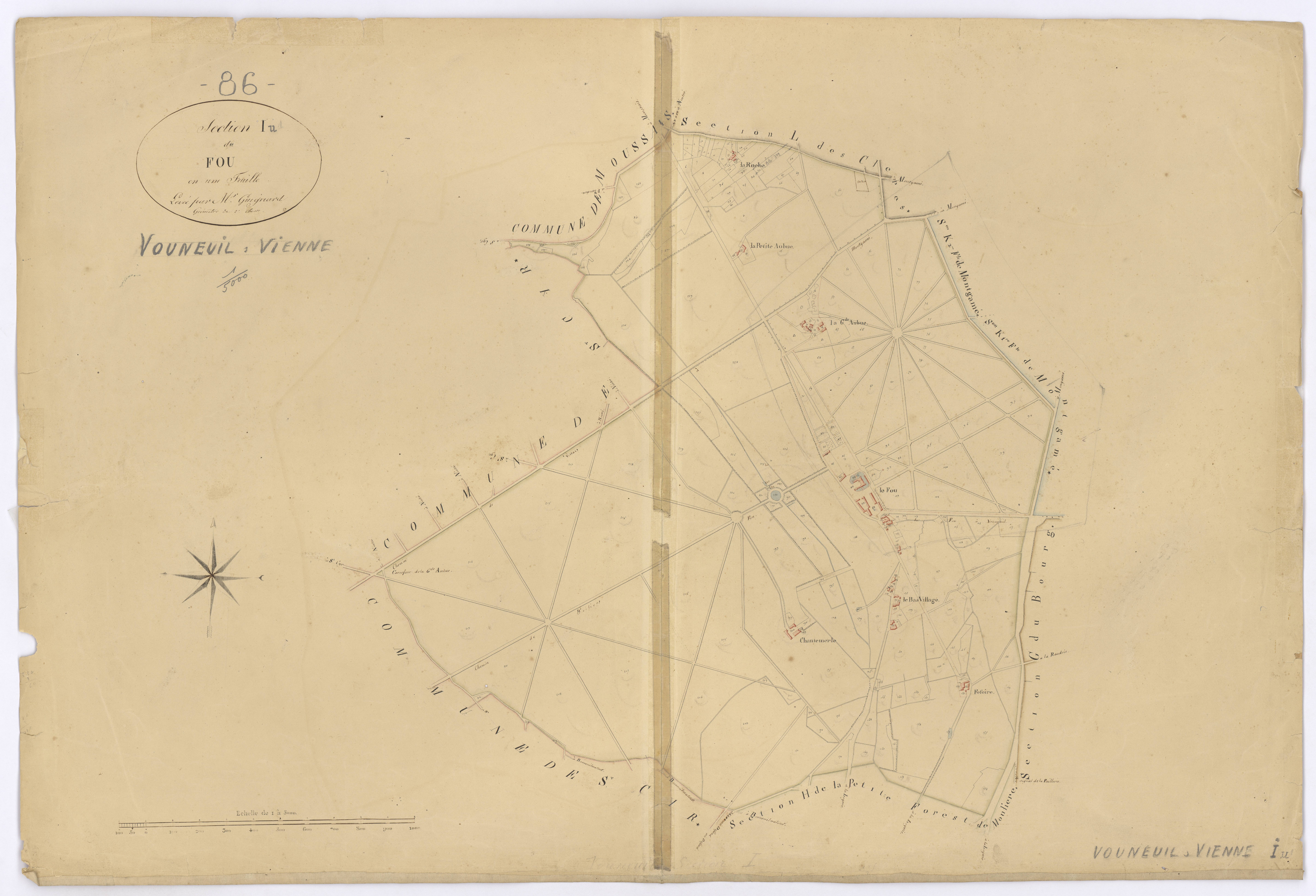 Vouneuil-sur-Vienne - FRAD086_cadastre Plans 