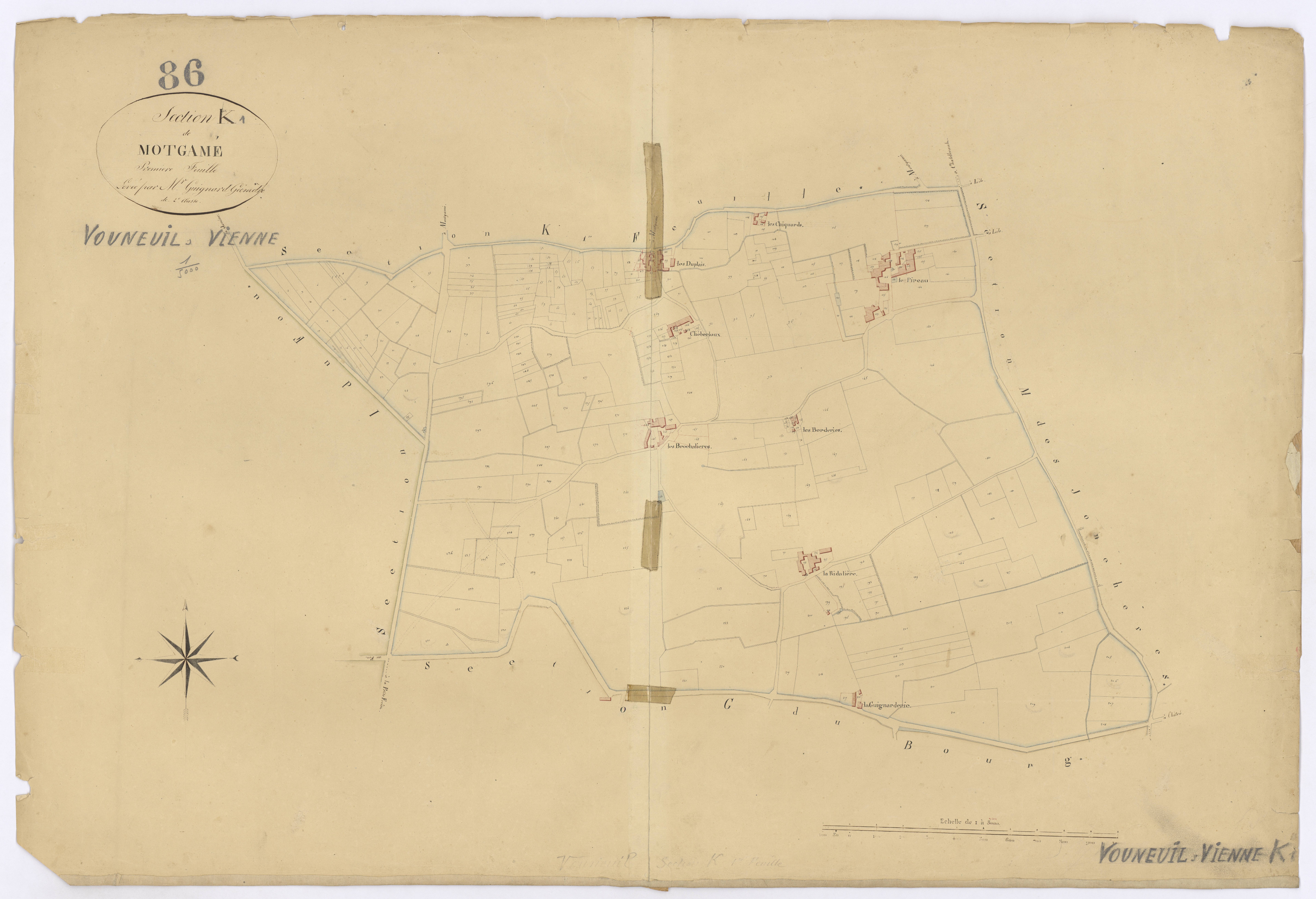 Vouneuil-sur-Vienne - FRAD086_cadastre Plans 