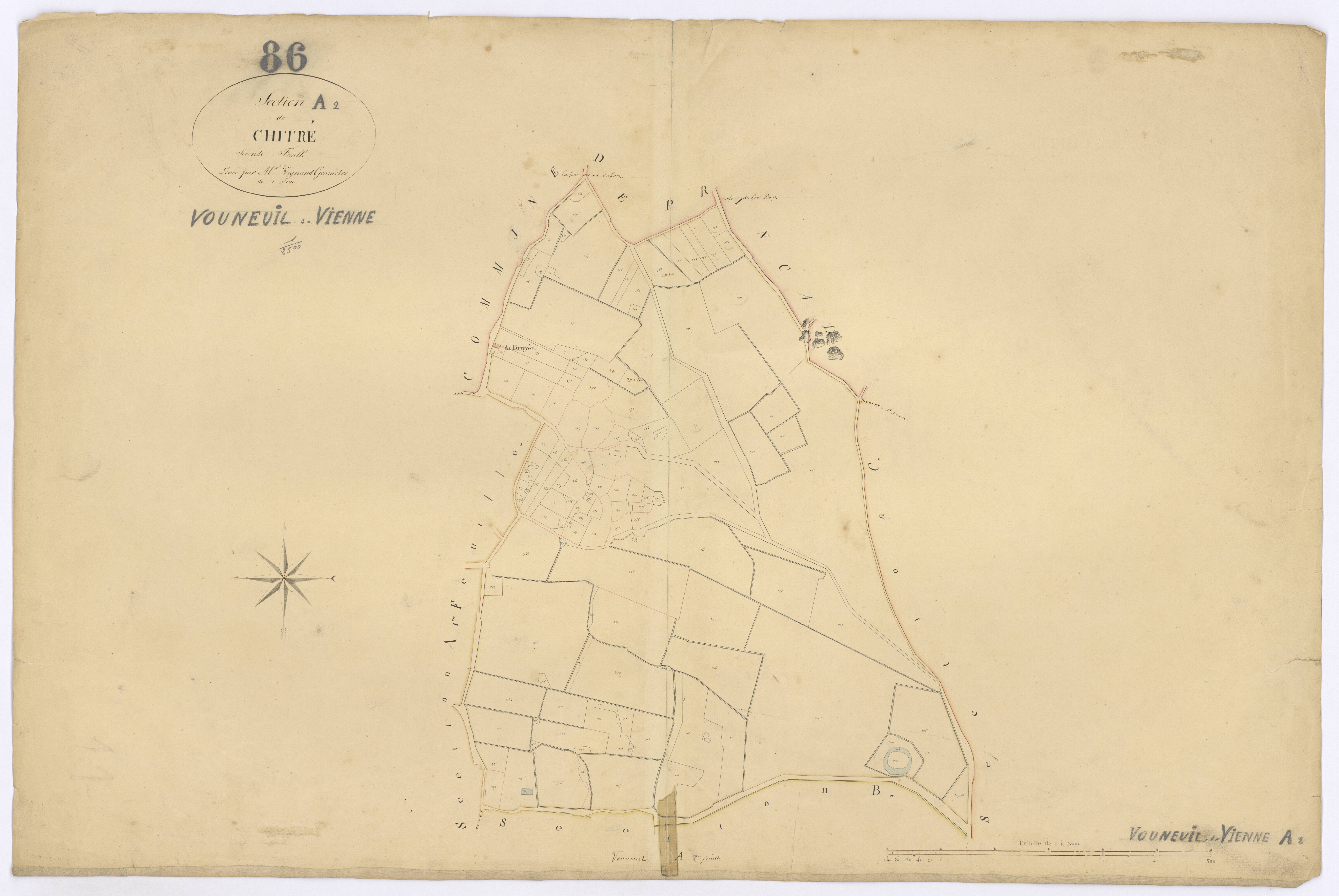 Vouneuil-sur-Vienne - FRAD086_cadastre Plans 