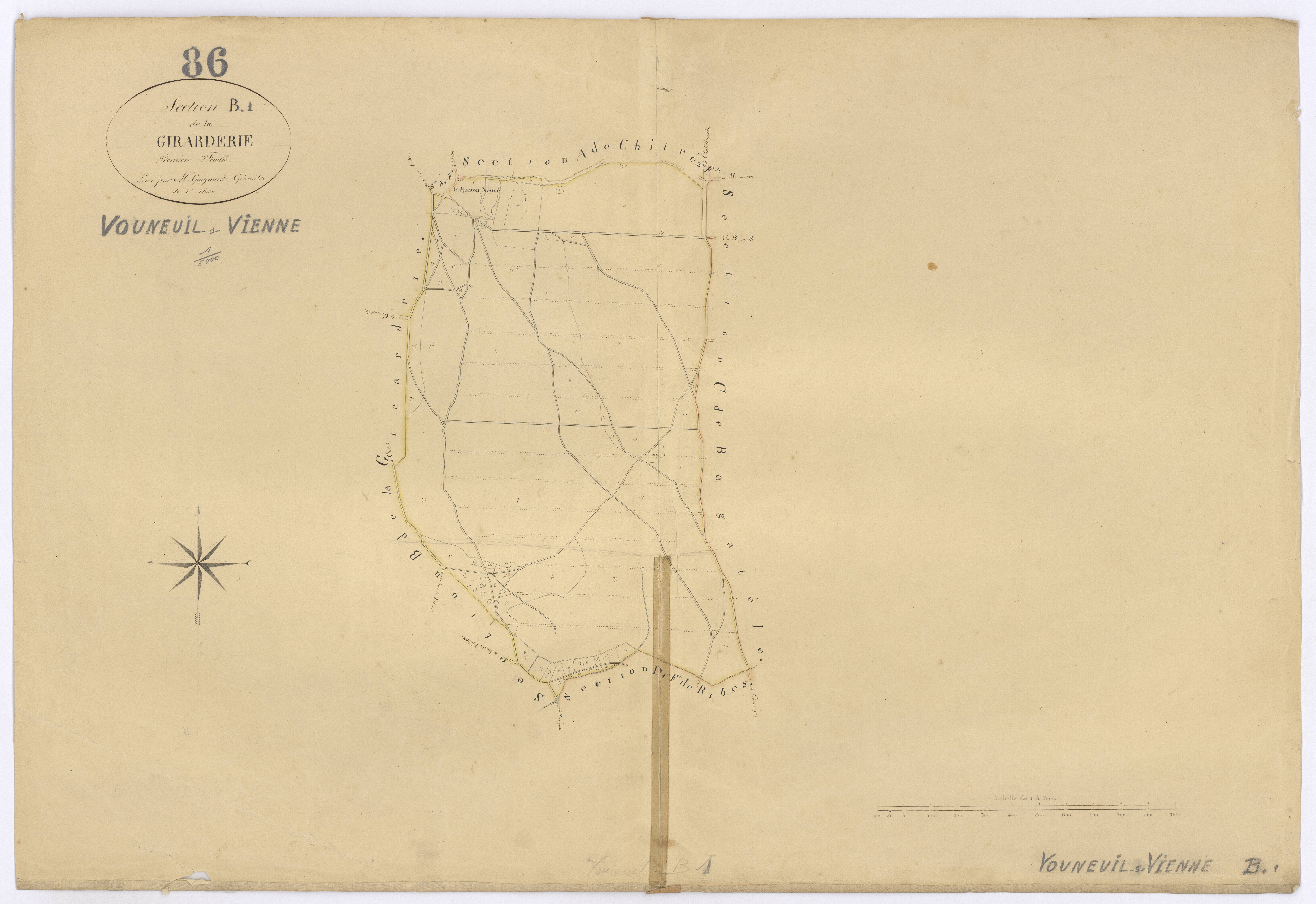 Vouneuil-sur-Vienne - FRAD086_cadastre Plans 
