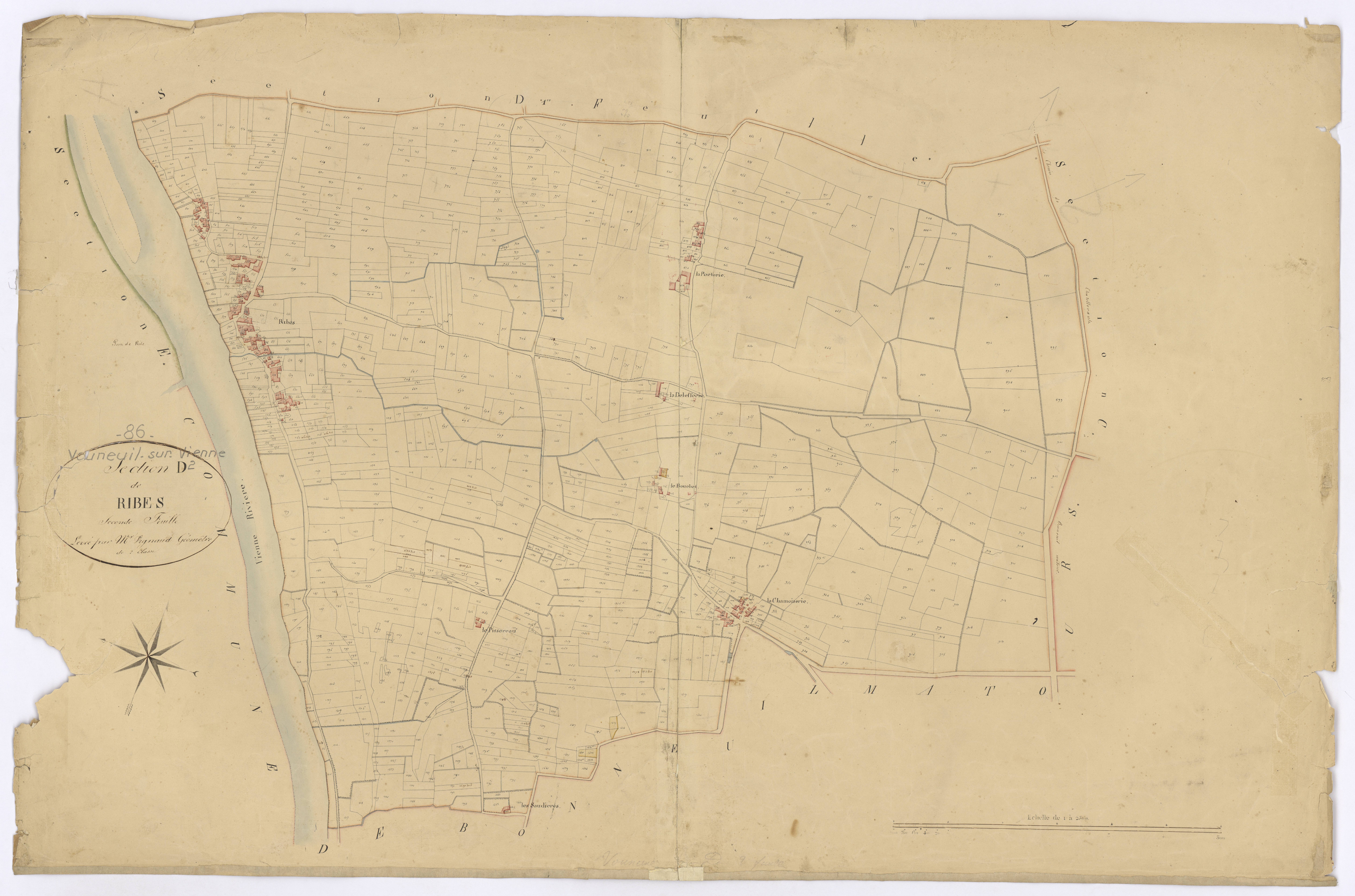 Vouneuil-sur-Vienne - FRAD086_cadastre Plans 
