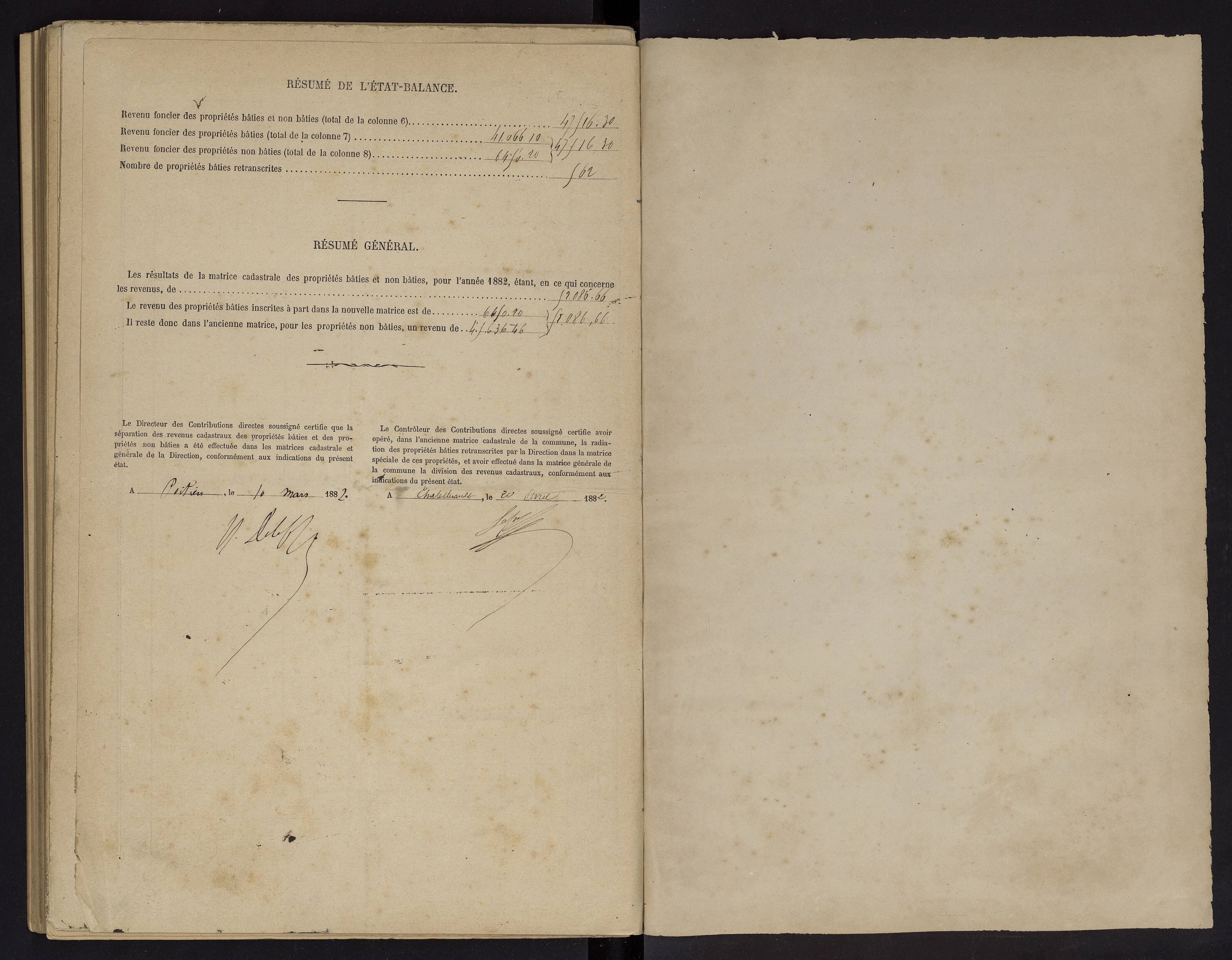 Vouneuil-sur-Vienne - FRAD086_cadastre Cases 1-479. 