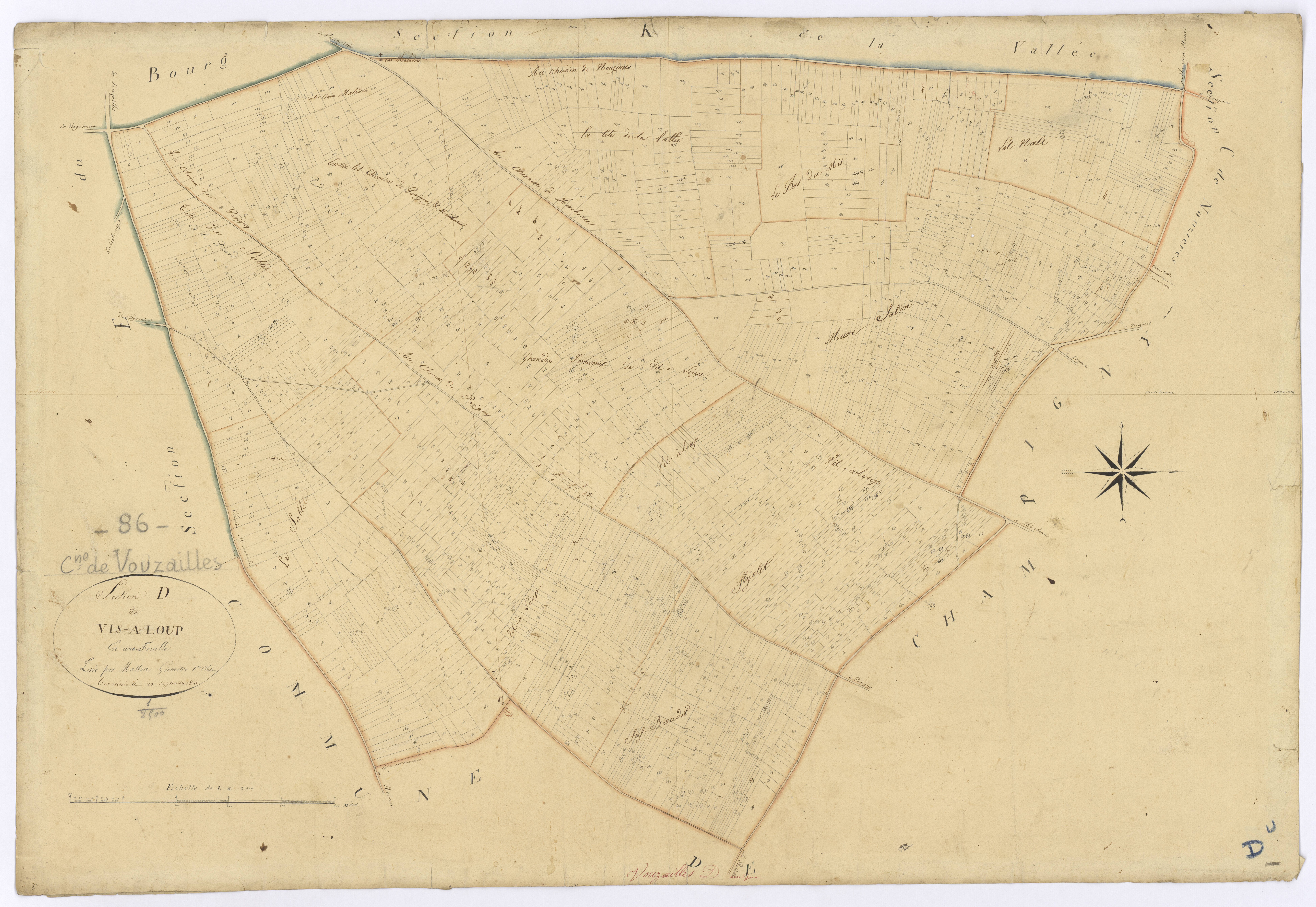 Vouzailles - FRAD086_cadastre Plans 
