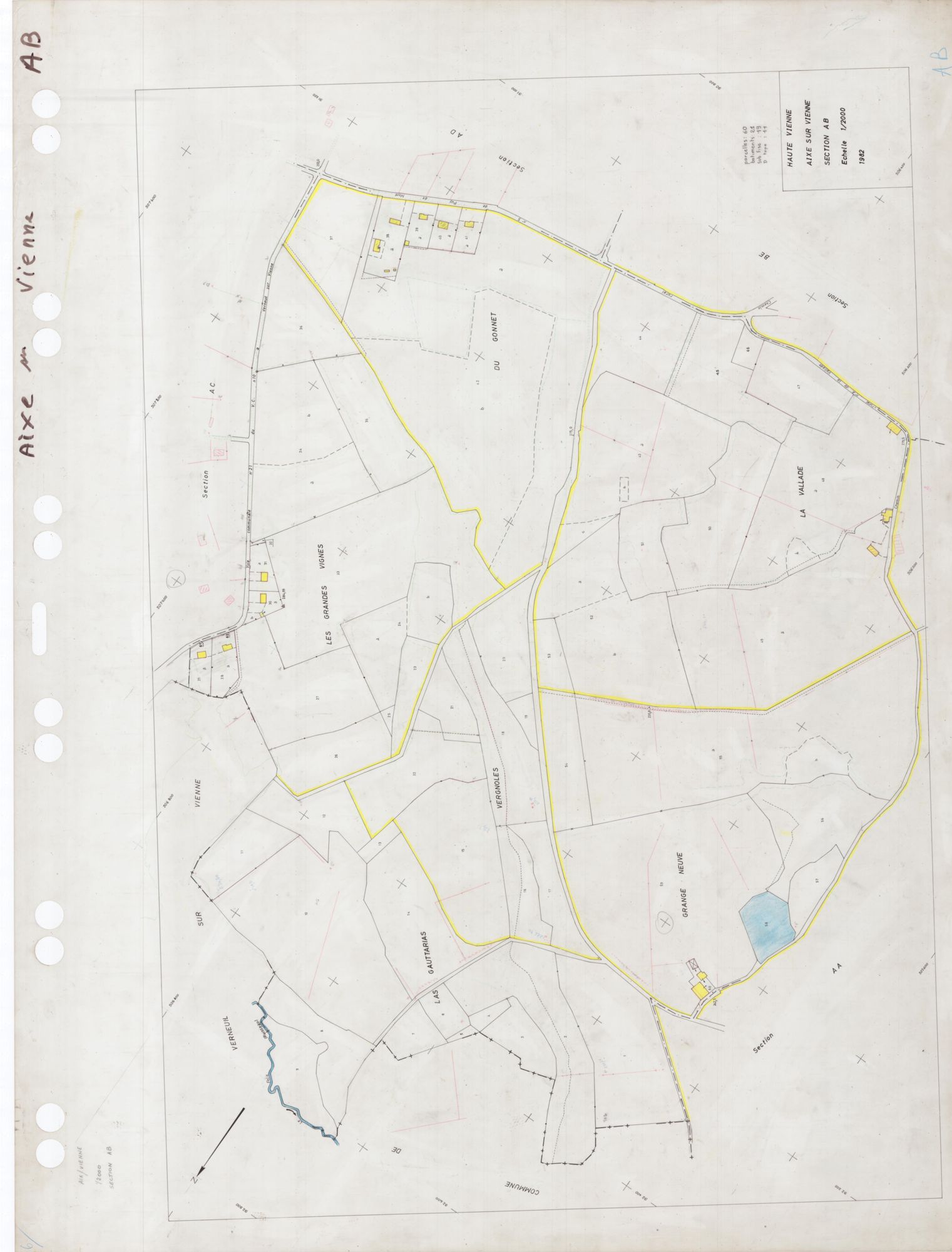 Aixe-sur-Vienne DDFIP 87 1982