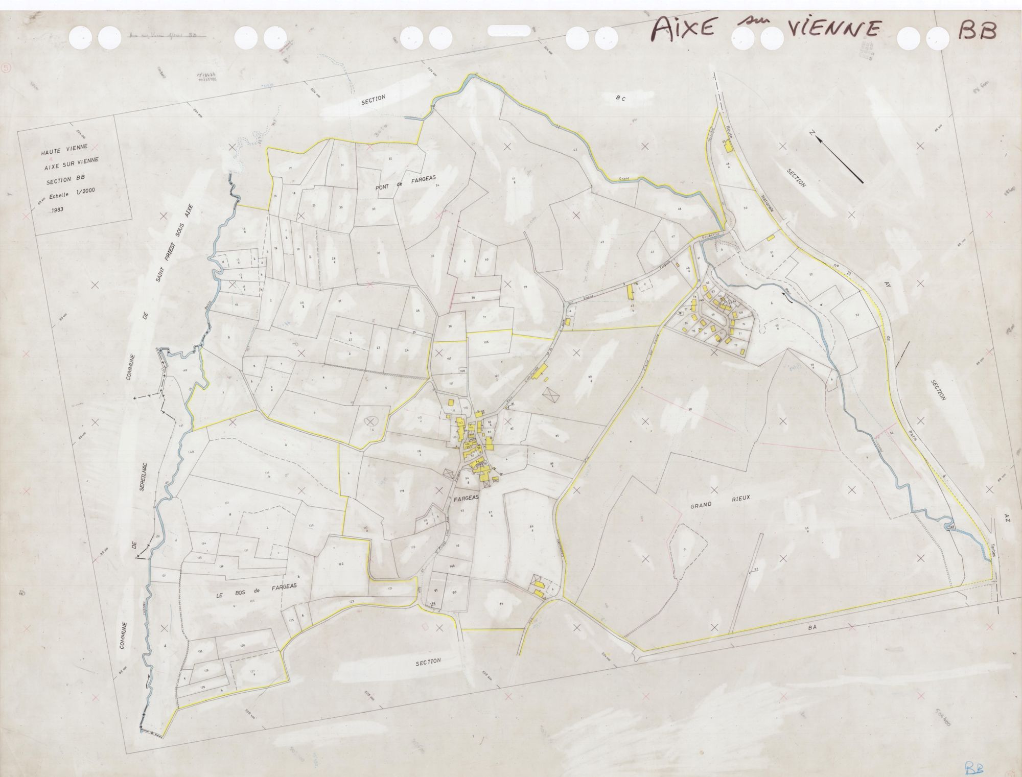 Aixe-sur-Vienne DDFIP 87 1983