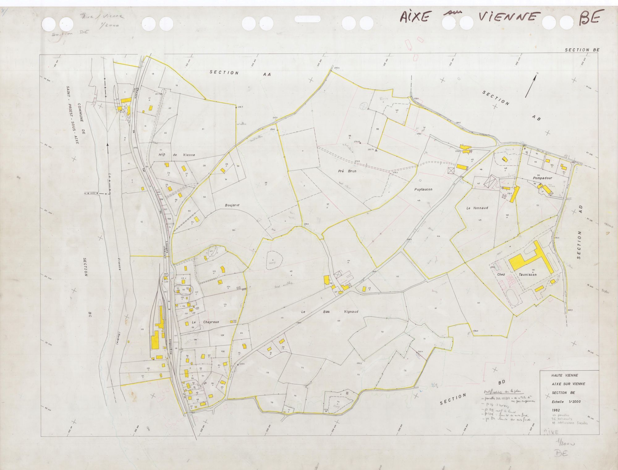 Aixe-sur-Vienne DDFIP 87 1982