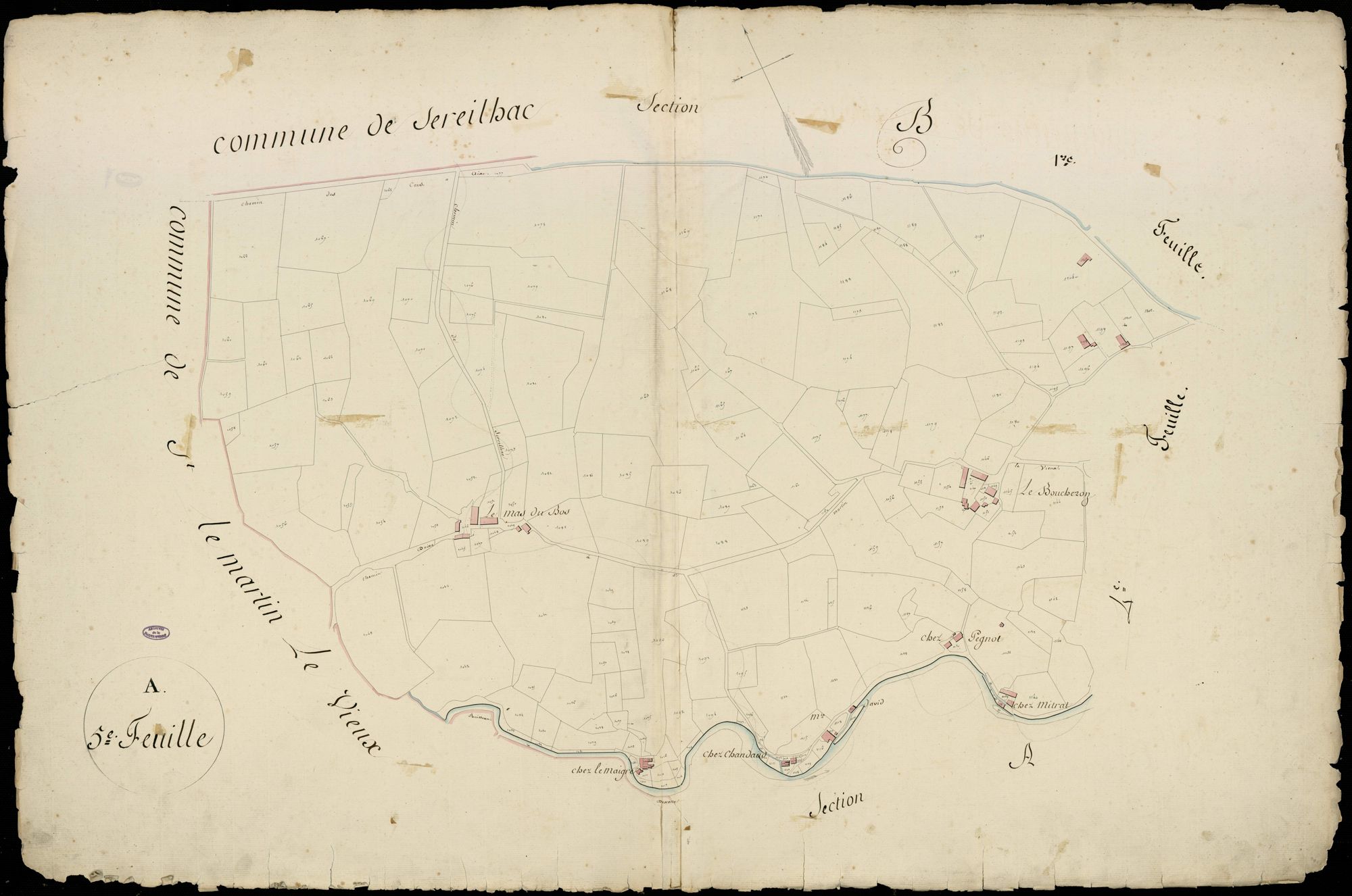 Aixe-sur-Vienne 3 P 11 / 1 1818-1823