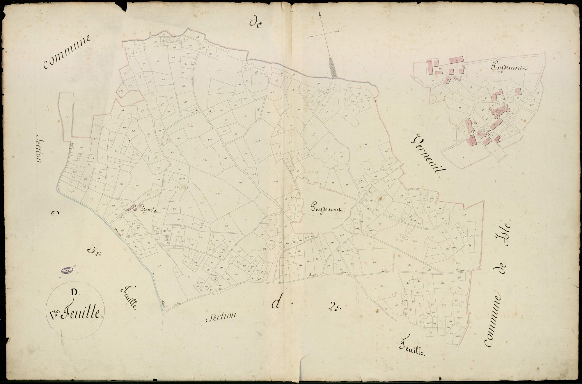 Aixe-sur-Vienne 3 P 11 / 1 1818-1823