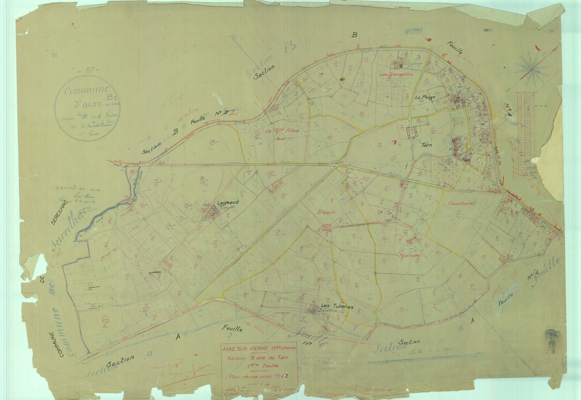 Aixe-sur-Vienne 1203 W 1 1943