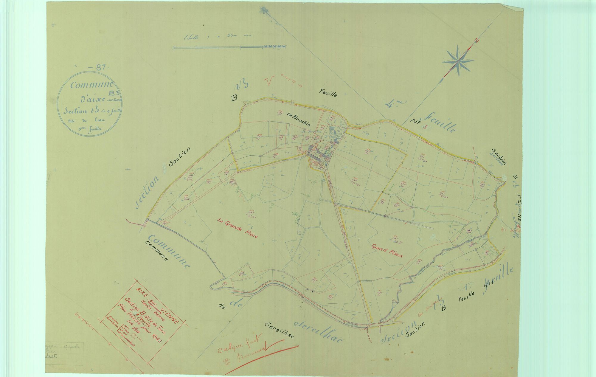 Aixe-sur-Vienne 1203 W 1 1943