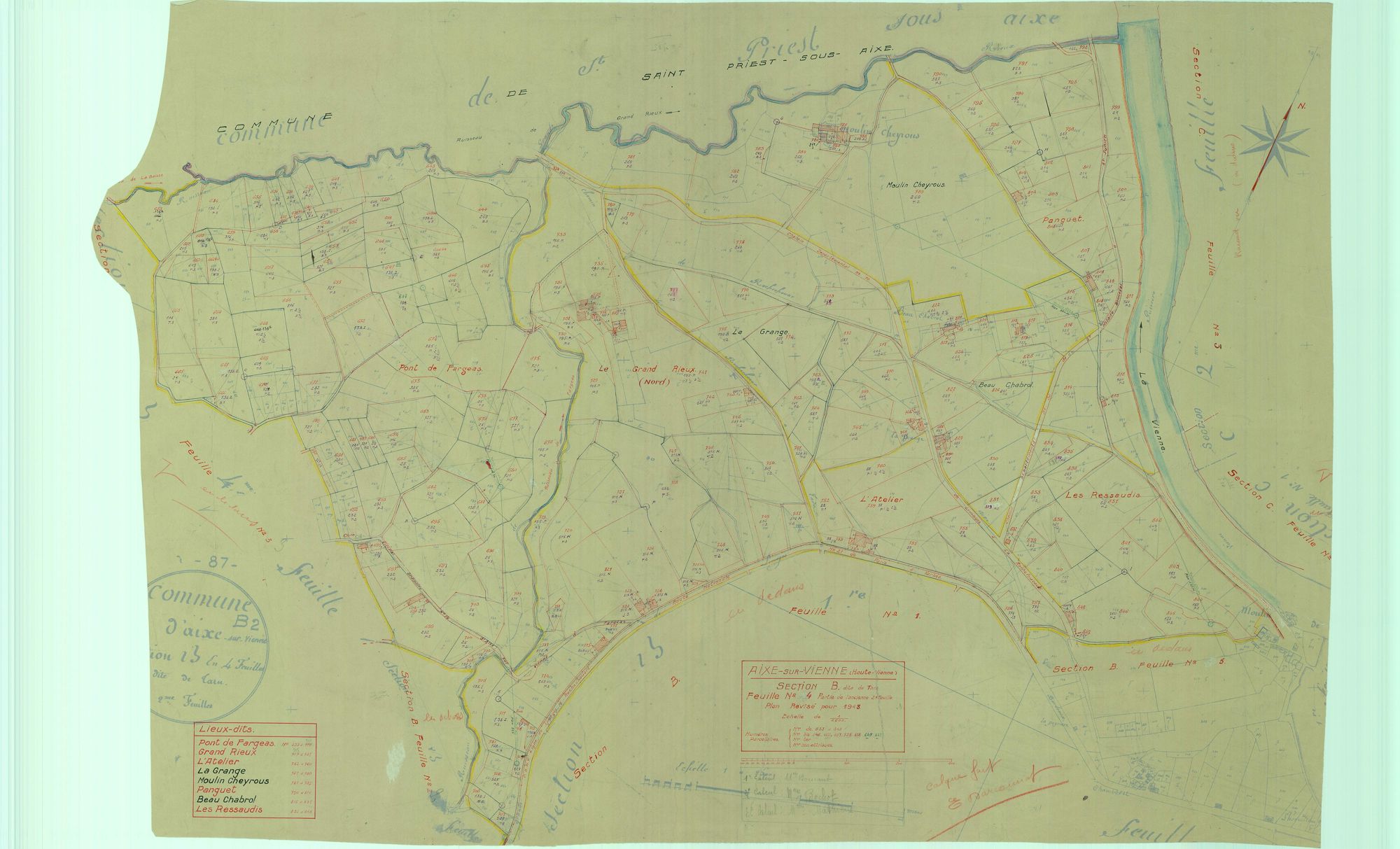 Aixe-sur-Vienne 1203 W 1 1943