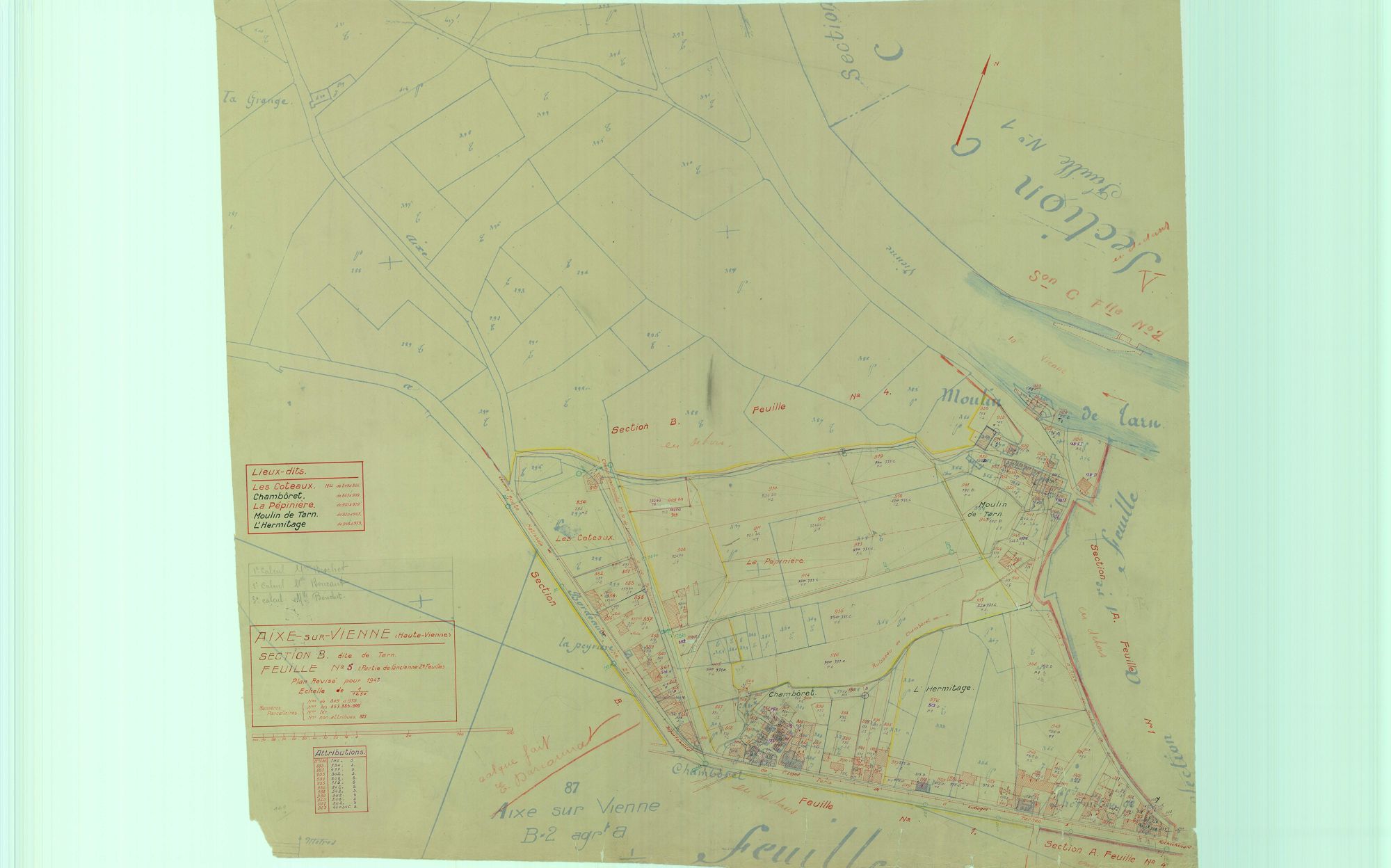 Aixe-sur-Vienne 1203 W 1 1943