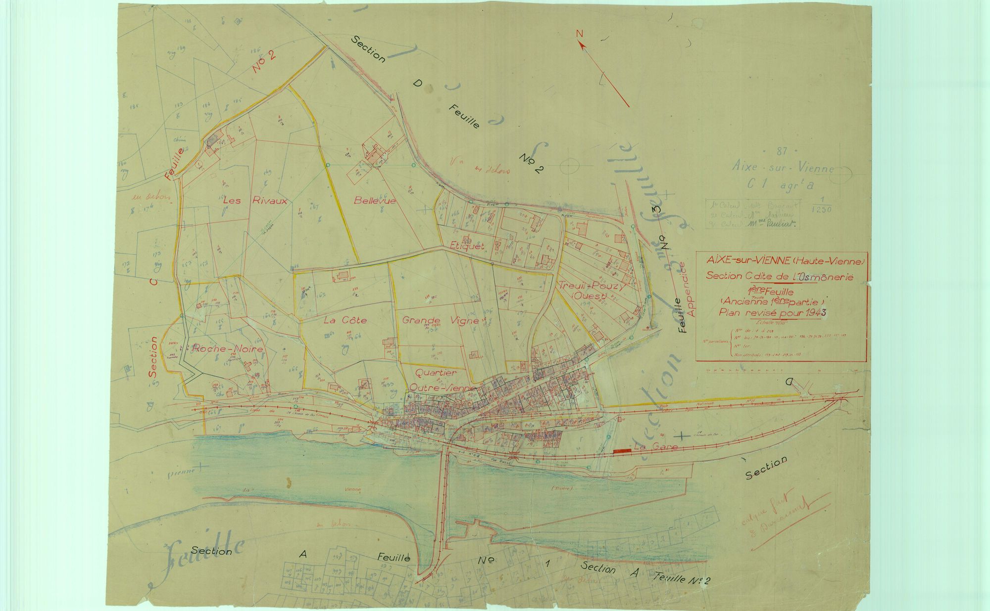 Aixe-sur-Vienne 1203 W 1 1943