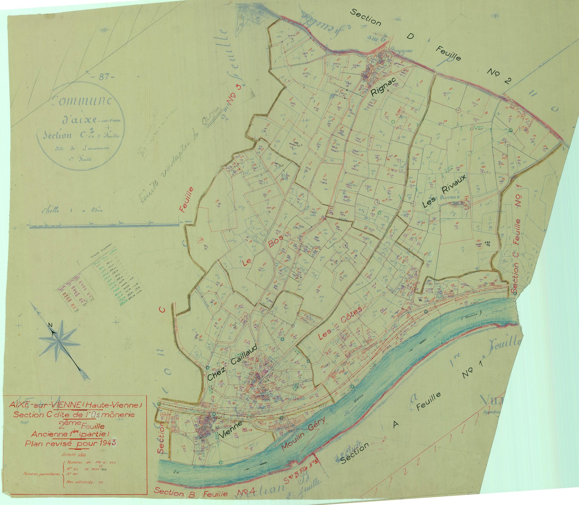 Aixe-sur-Vienne 1203 W 1 1943