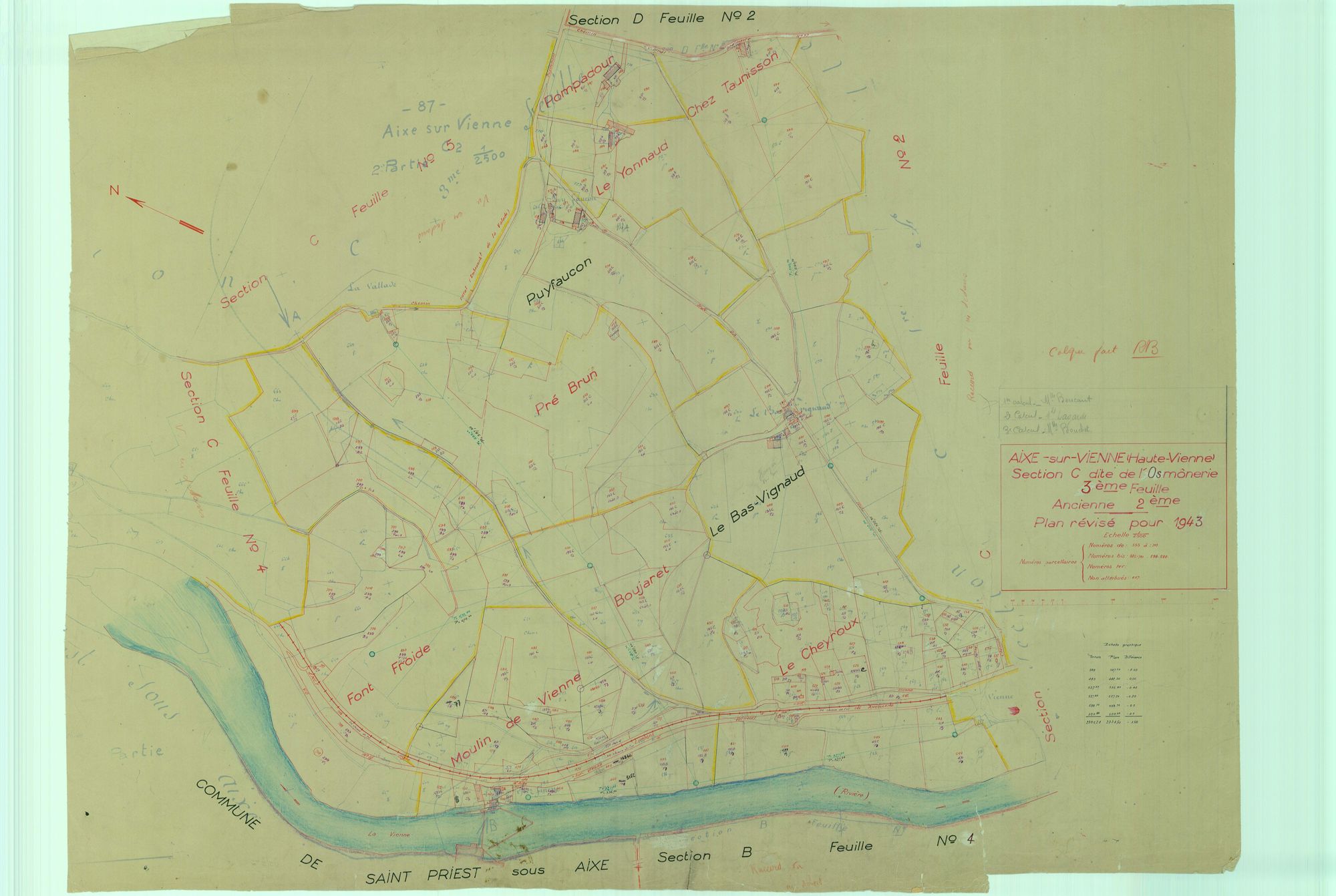 Aixe-sur-Vienne 1203 W 1 1943
