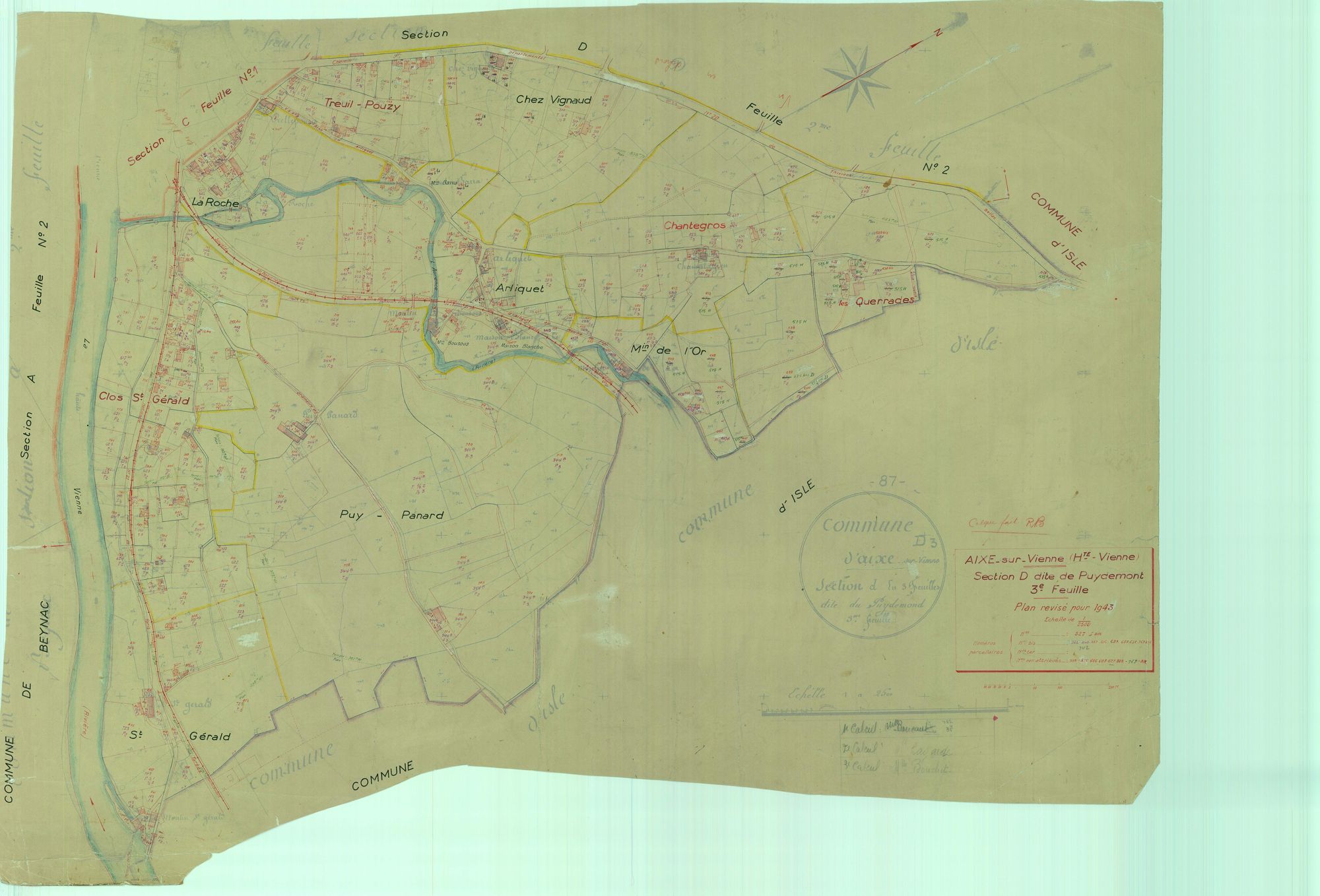 Aixe-sur-Vienne 1203 W 1 1943