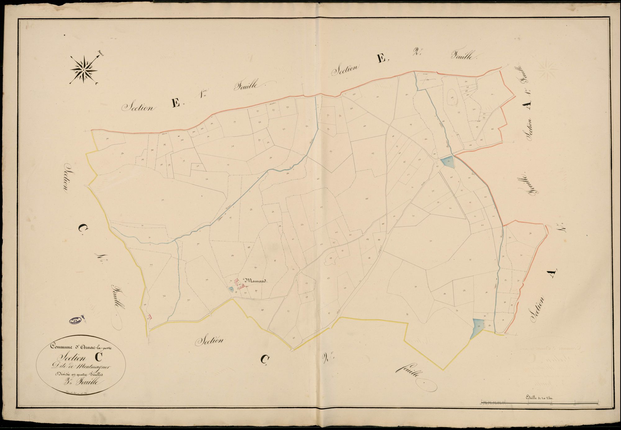 Arnac-la-Poste 3 P 13 / 2 1835