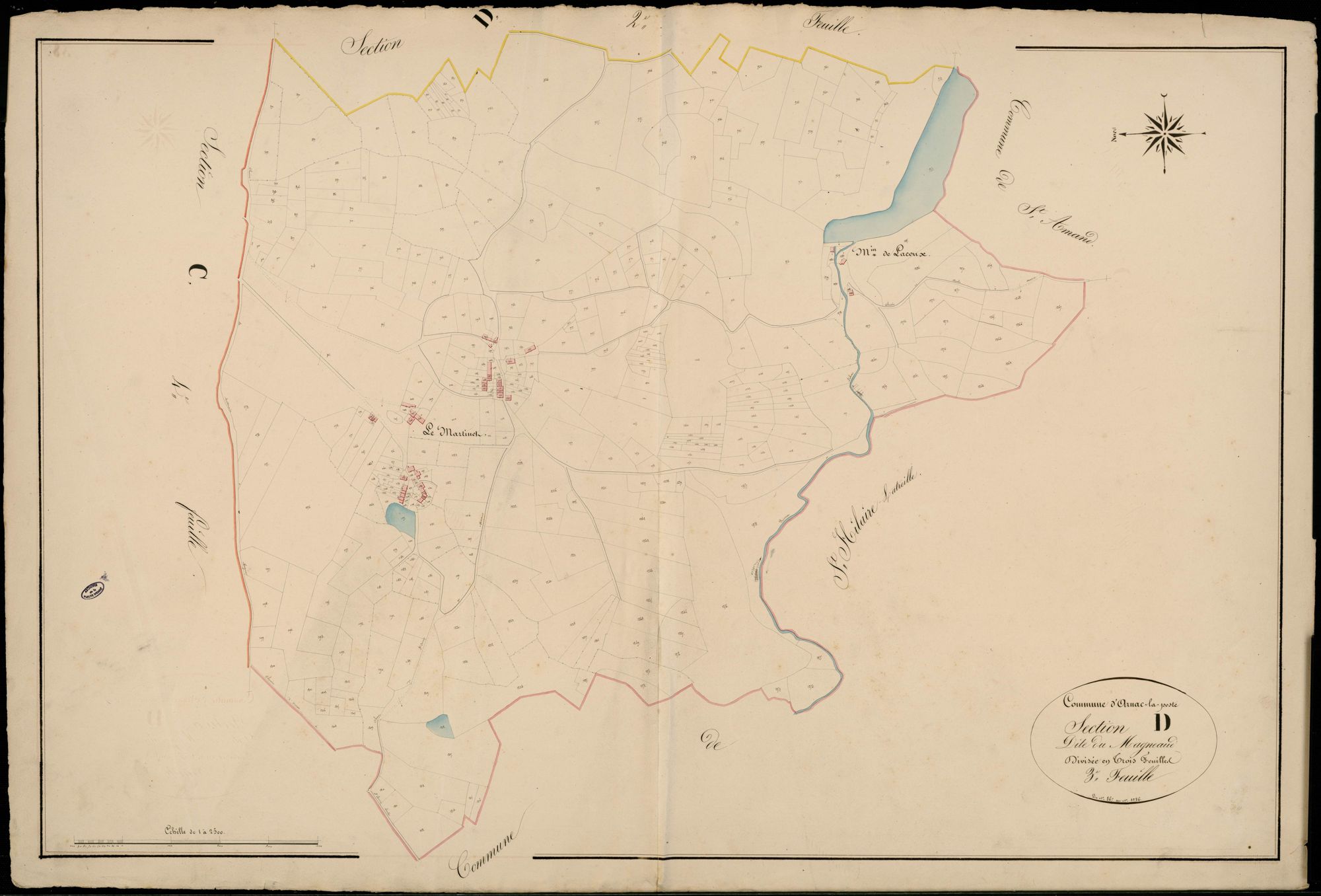 Arnac-la-Poste 3 P 13 / 2 1835
