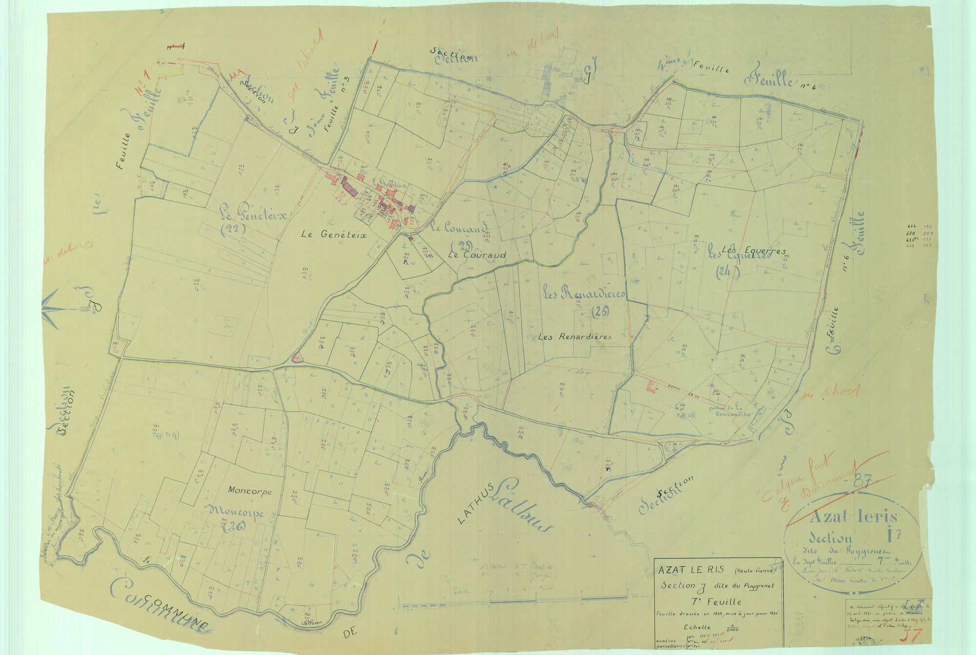 Azat-le-Ris 2241 W 2 1954