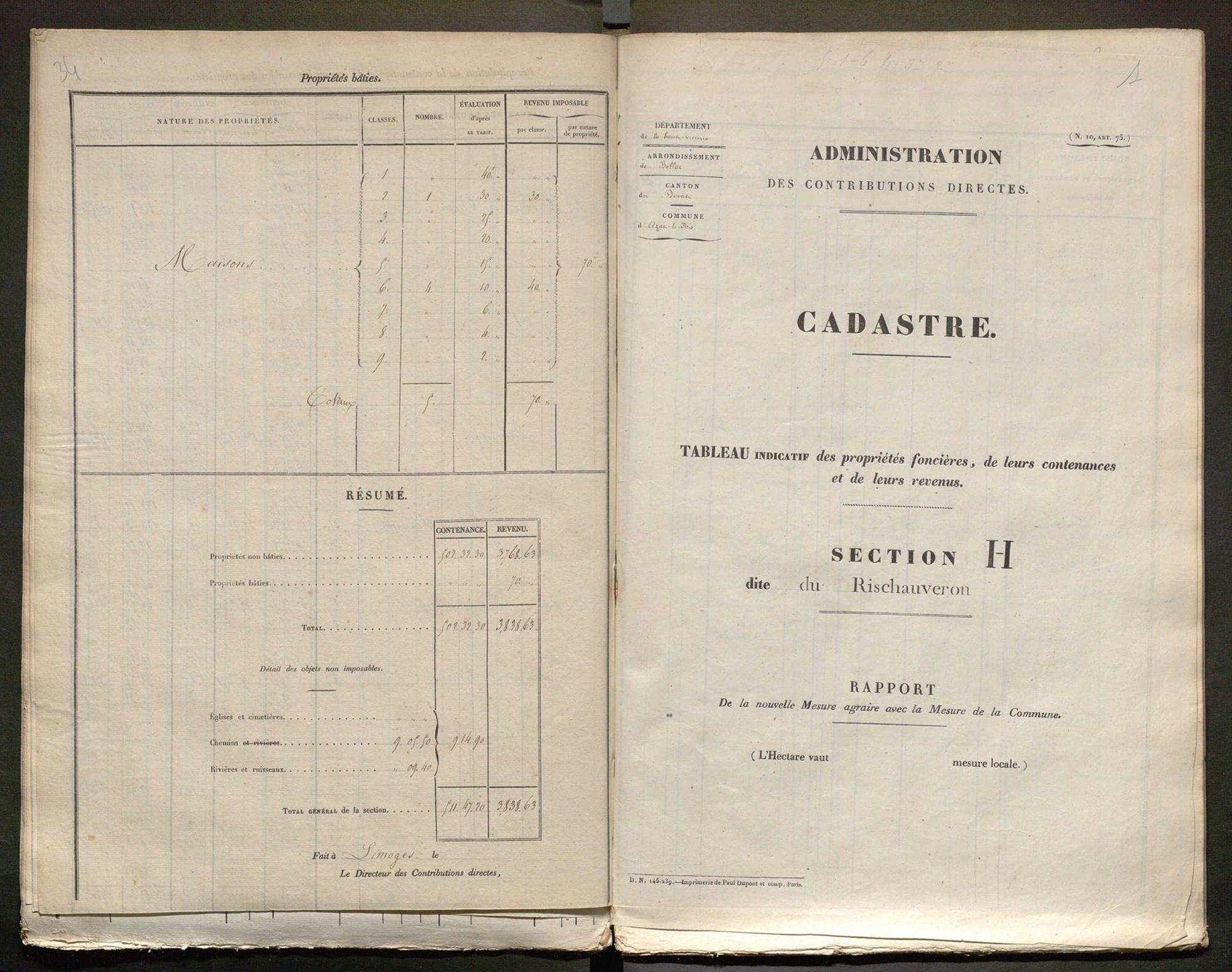 Azat-le-Ris 3 P 16 / 3 1840