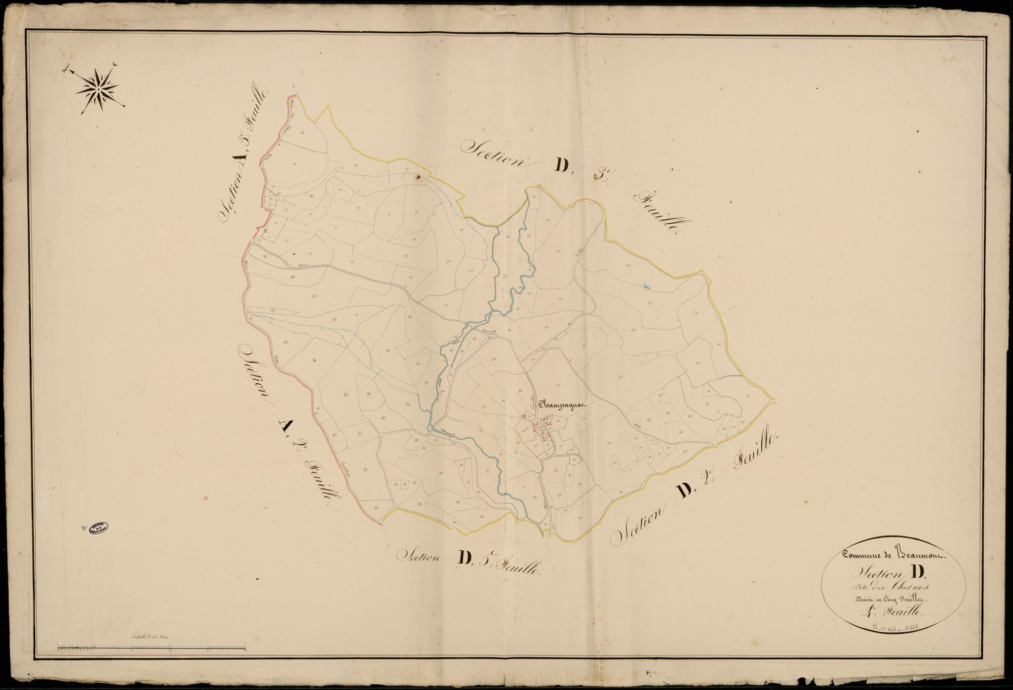 Beaumont-du-Lac 3 P 19 / 1 1835