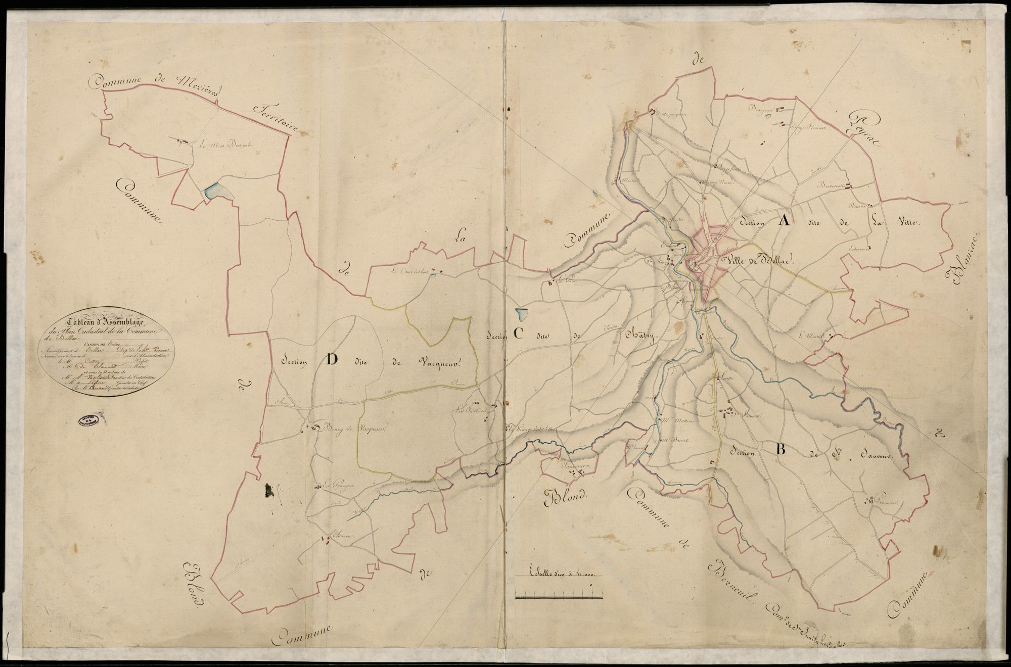 Bellac 3 P 21 / 1 1824-1826