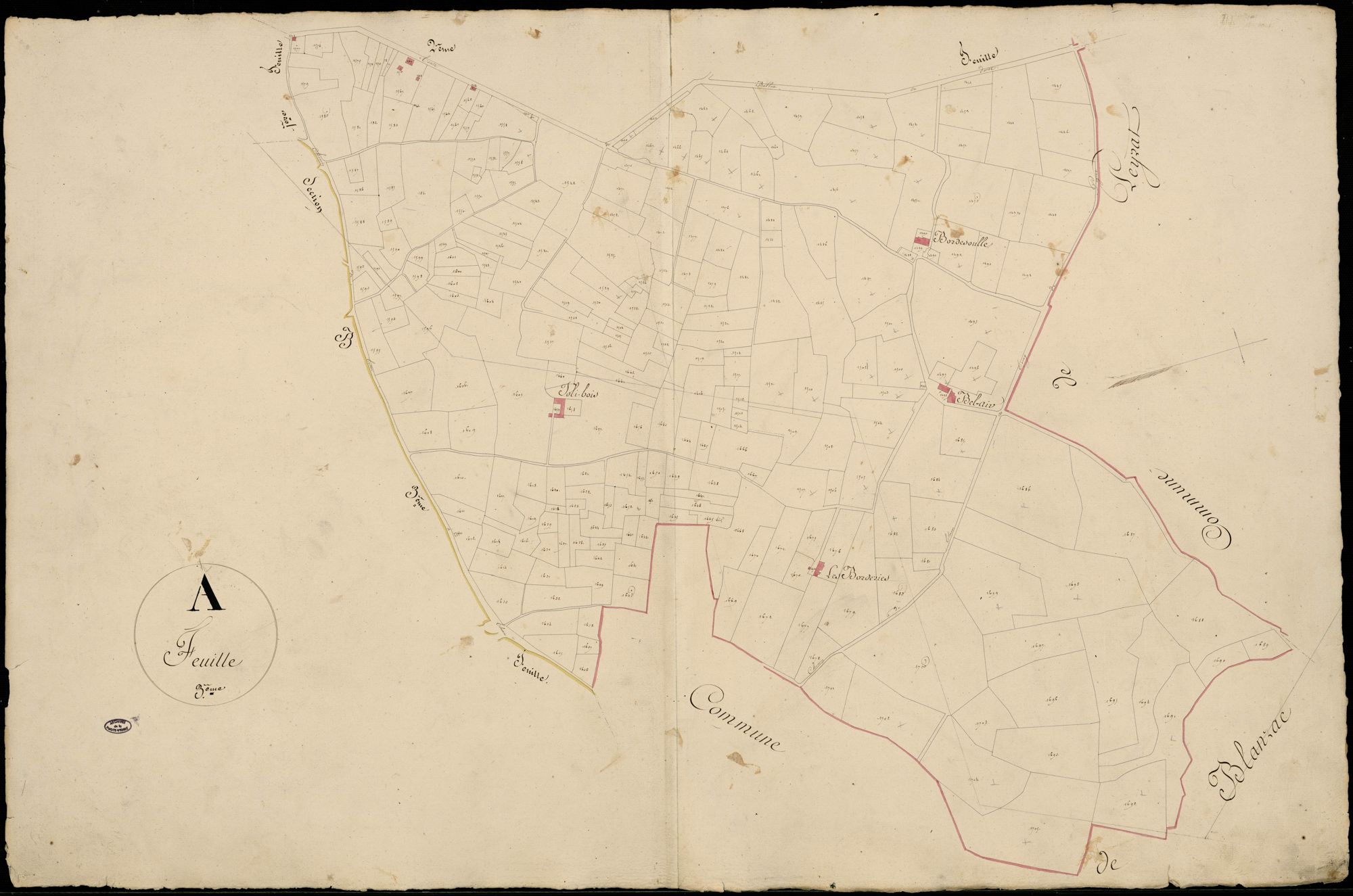 Bellac 3 P 21 / 1 1824-1826