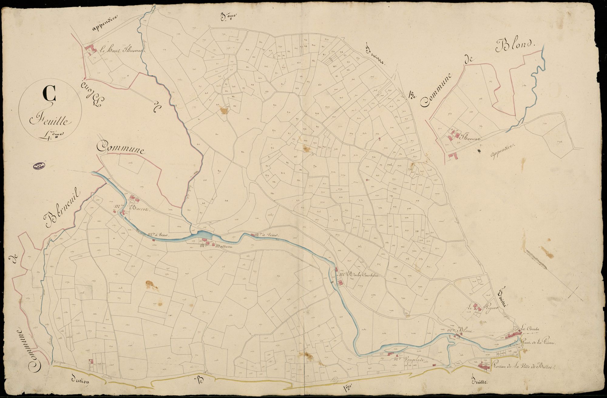 Bellac 3 P 21 / 1 1824-1826