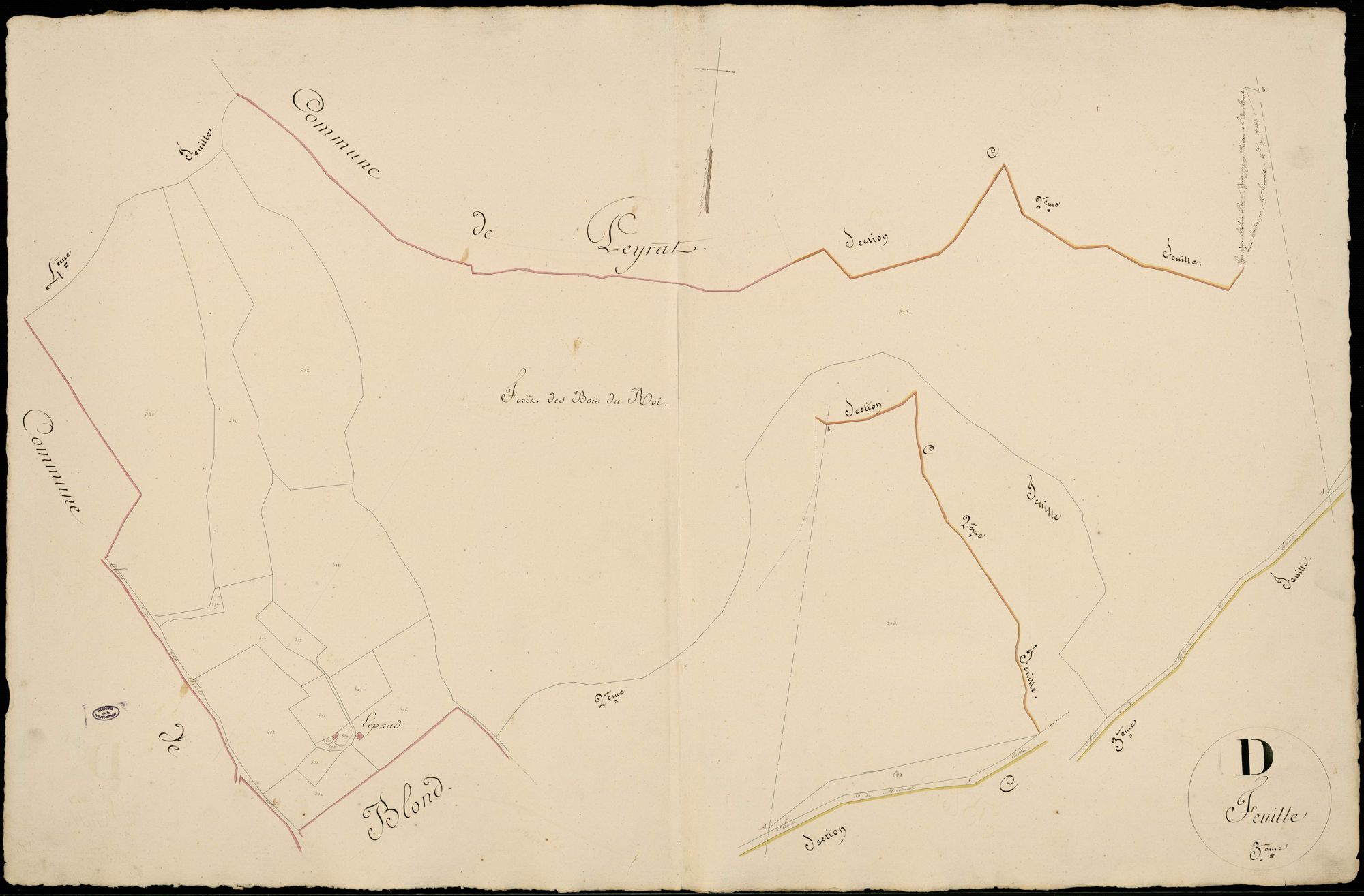 Bellac 3 P 21 / 1 1824-1826