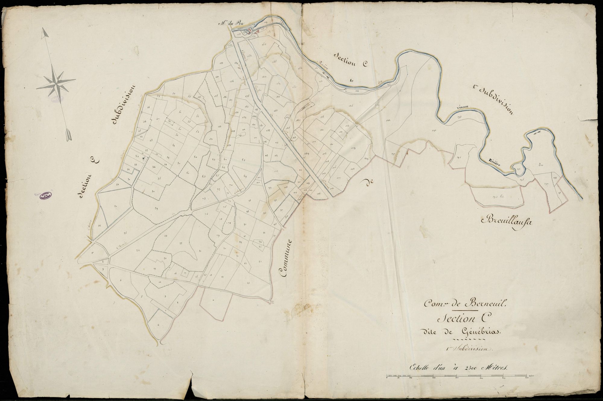 Berneuil 3 P 22 / 1  [v. 1810]