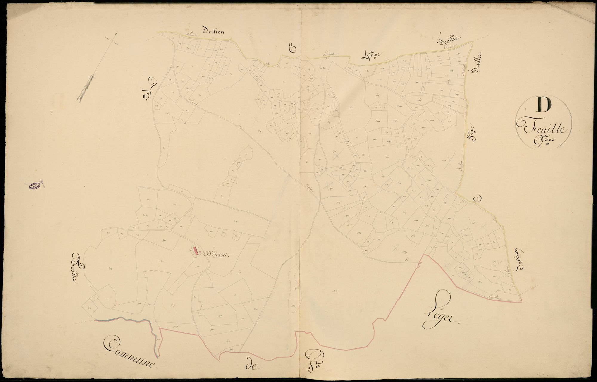 Bersac-sur-Rivalier 3 P 23 / 1 1831