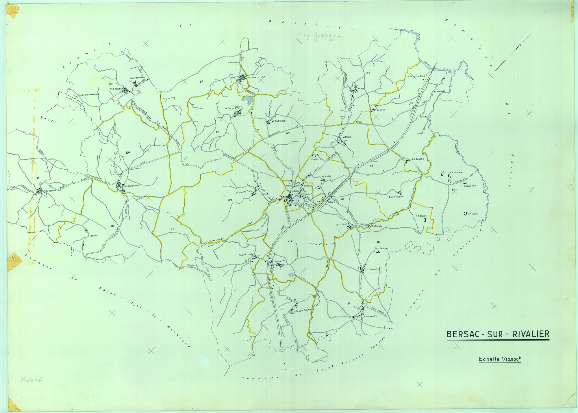 Bersac-sur-Rivalier 2241 W 6 1968