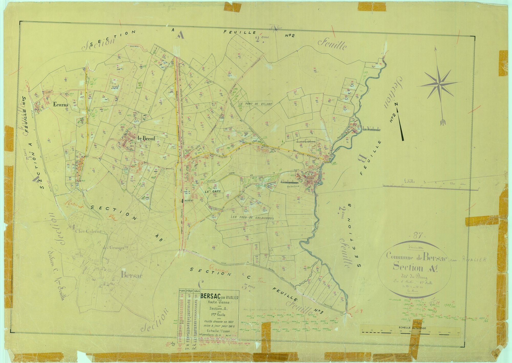 Bersac-sur-Rivalier 2241 W 6 1968