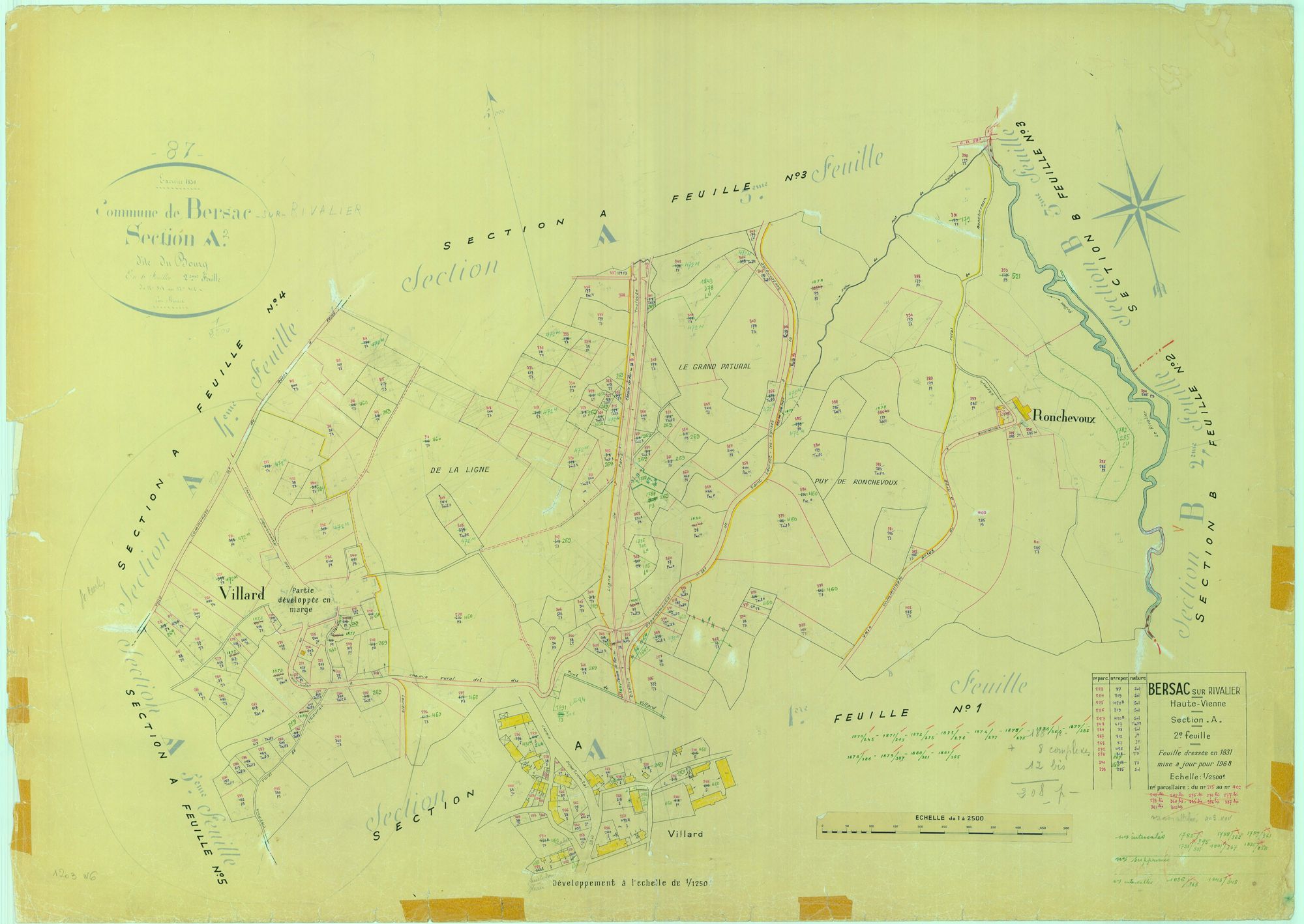 Bersac-sur-Rivalier 2241 W 6 1968