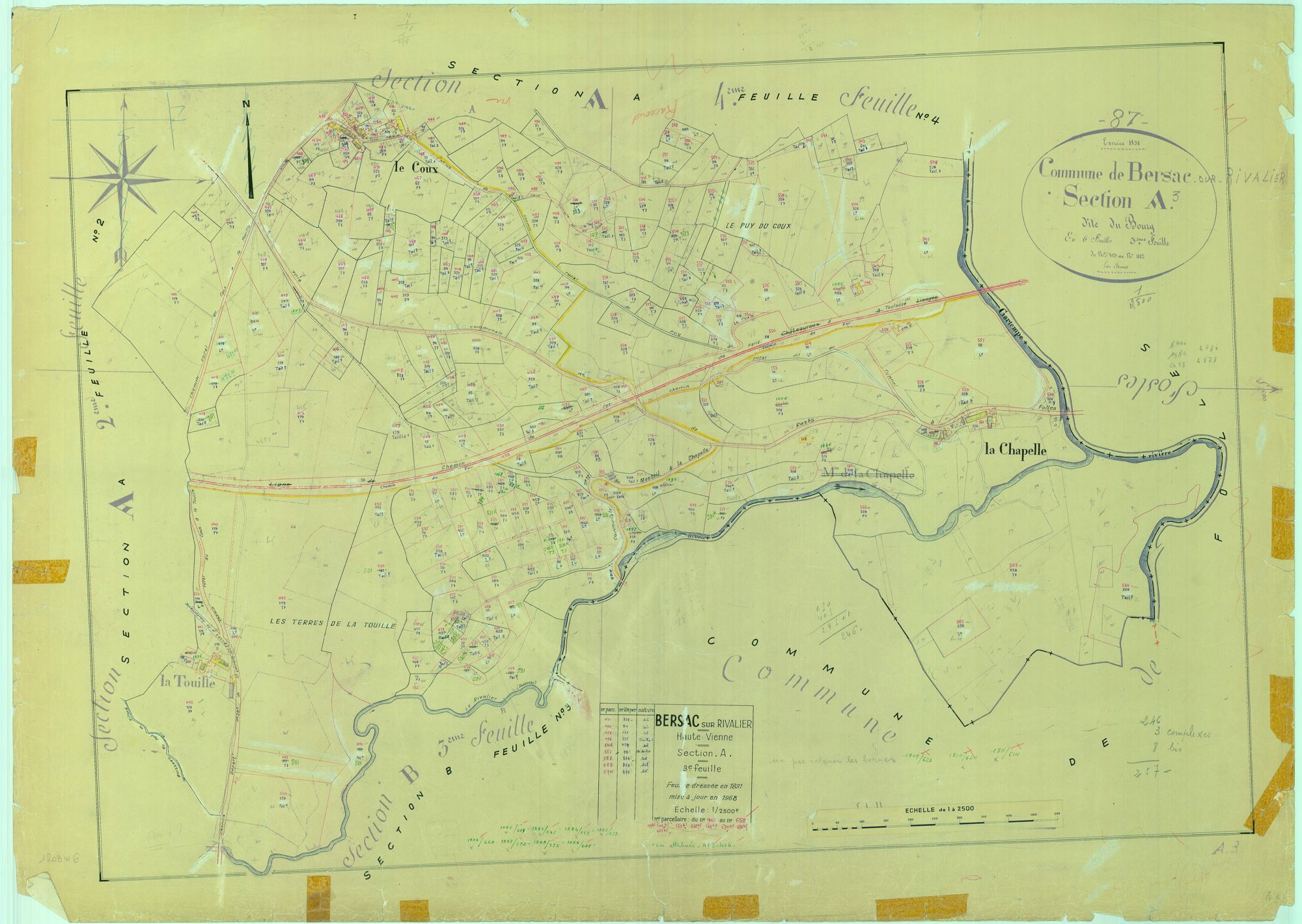Bersac-sur-Rivalier 2241 W 6 1968