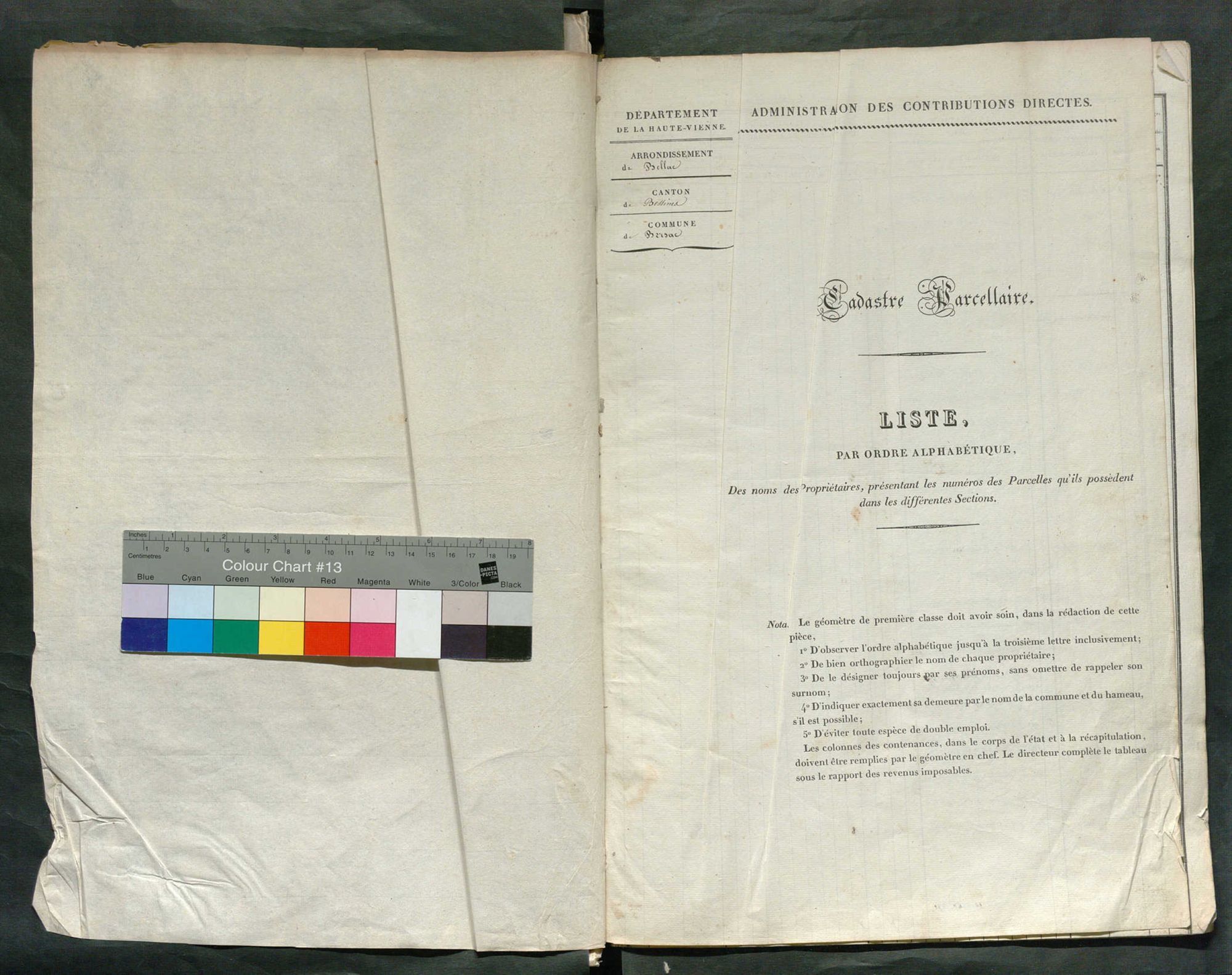 Bersac-sur-Rivalier 3 P 23 / 2 1833