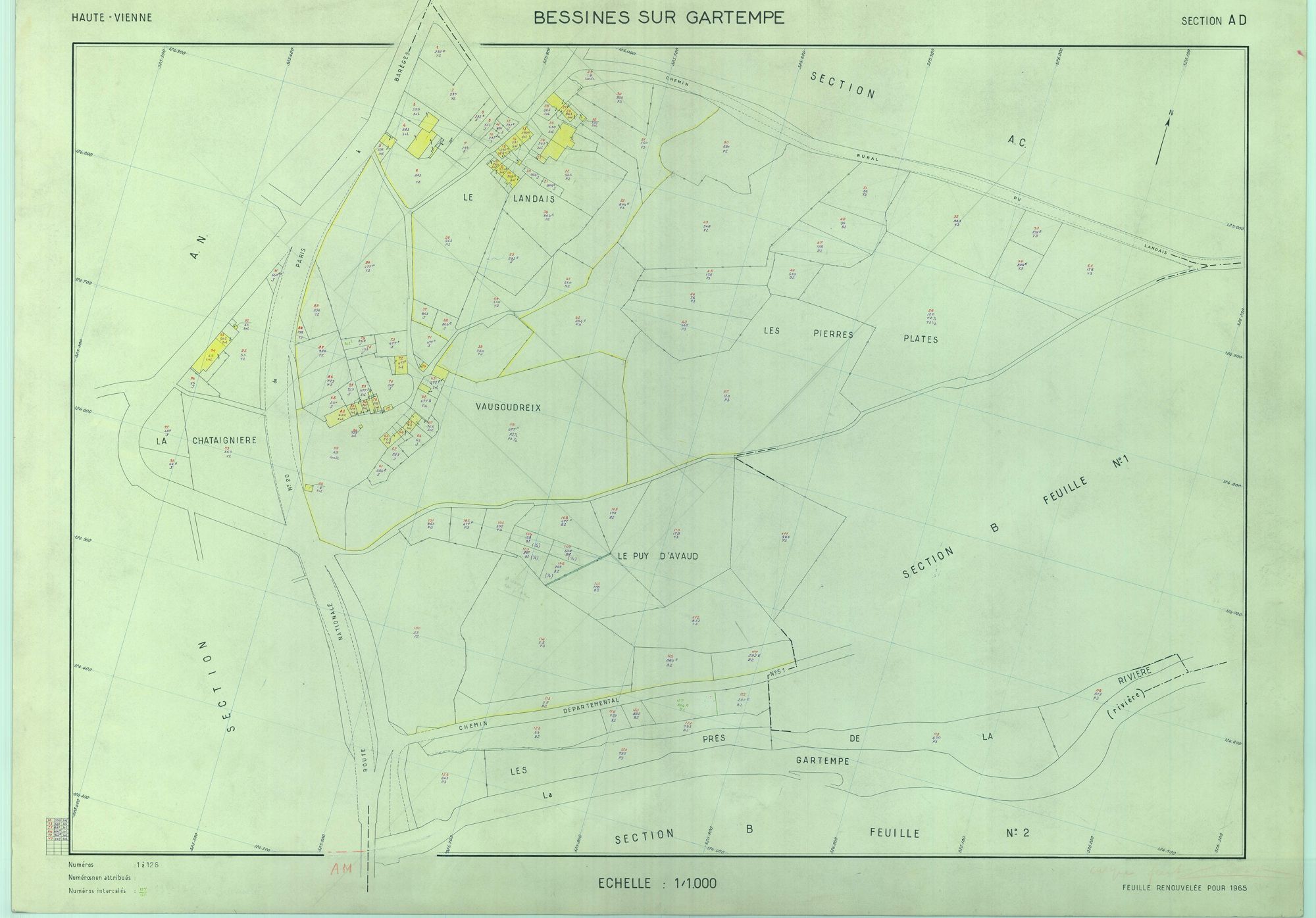 Bessines-sur-Gartempe 2241 W 8 1965