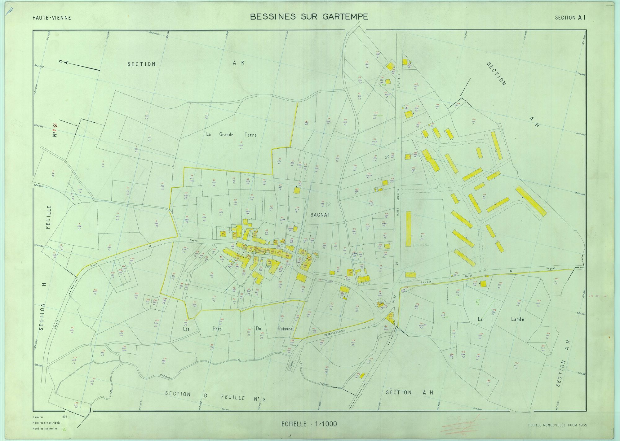 Bessines-sur-Gartempe 2241 W 8 1965