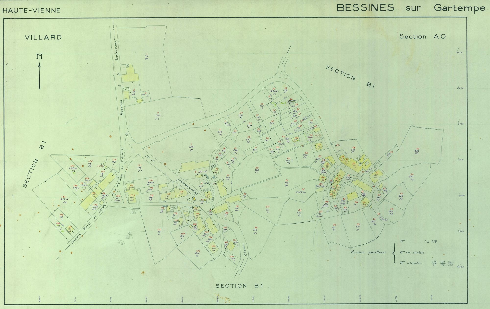 Bessines-sur-Gartempe 2241 W 8 1965