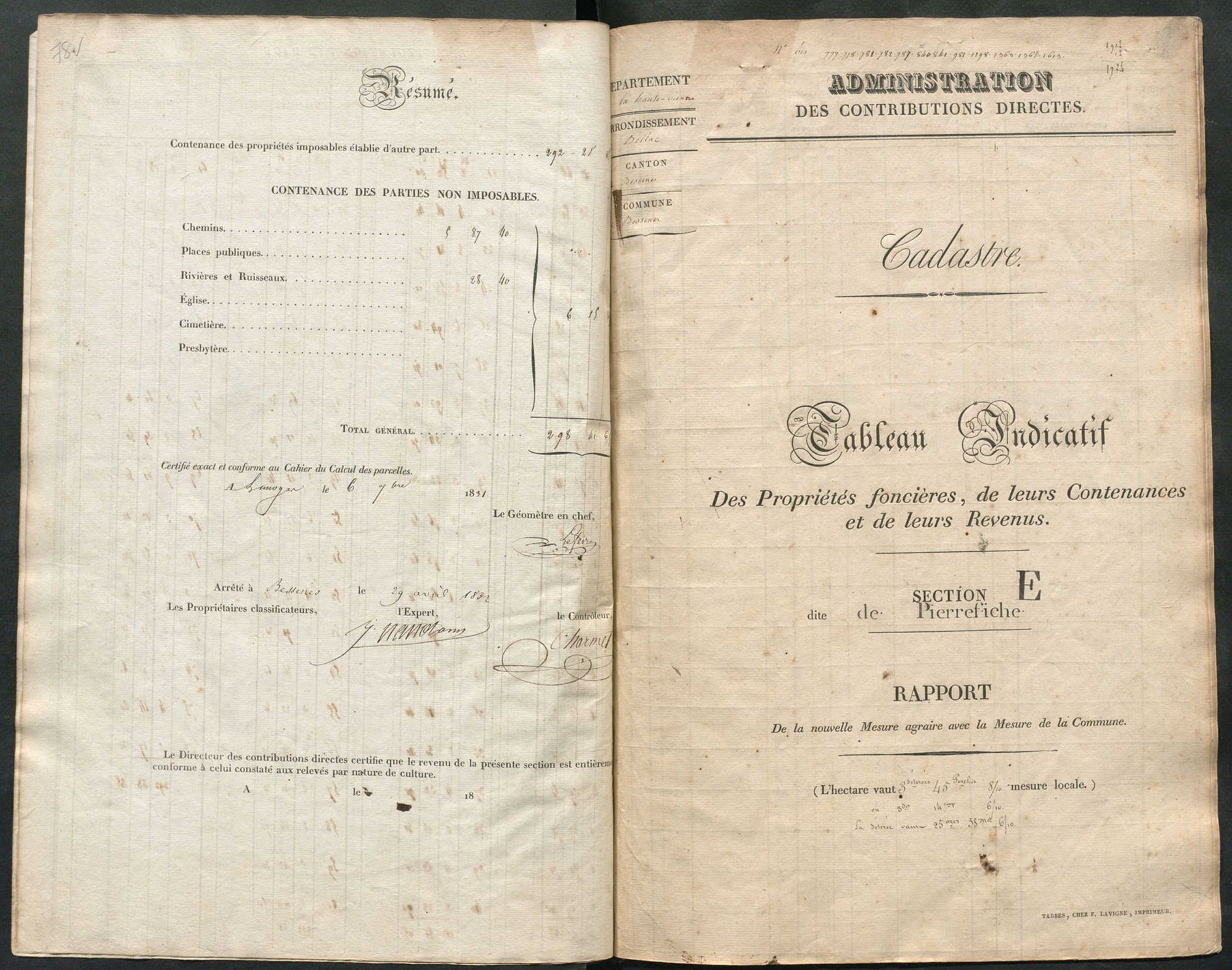 Bessines-sur-Gartempe 3 P 24 / 3 1832