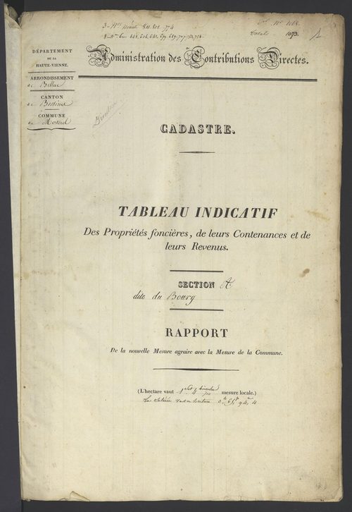Bessines-sur-Gartempe 3 P 112 / 2 1832