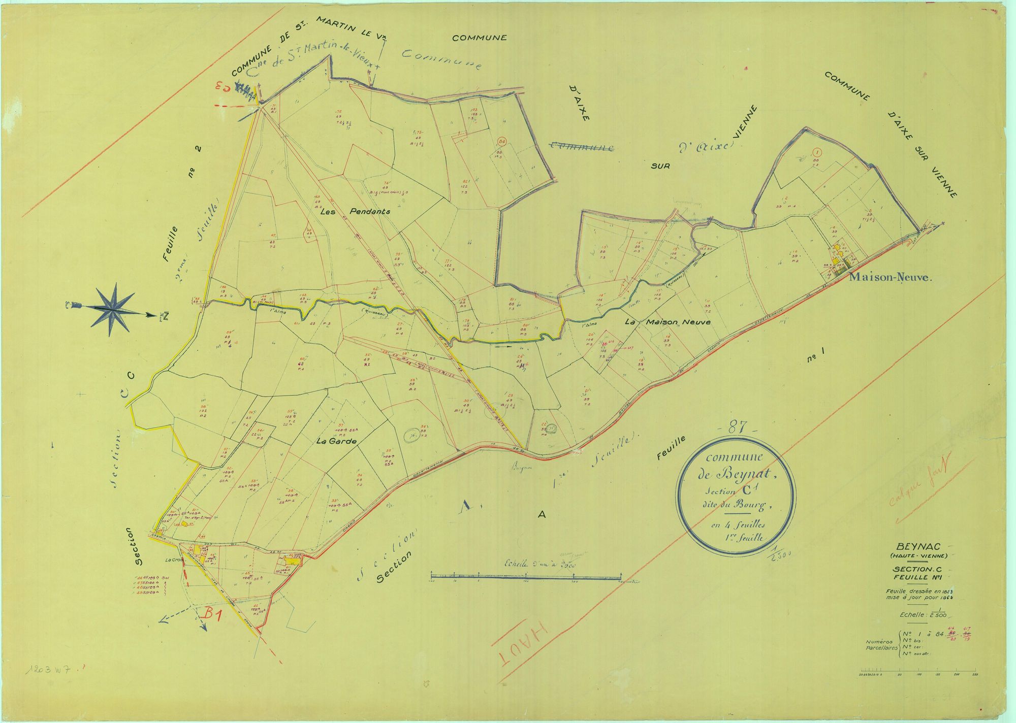 Beynac 1203 W 7 1962