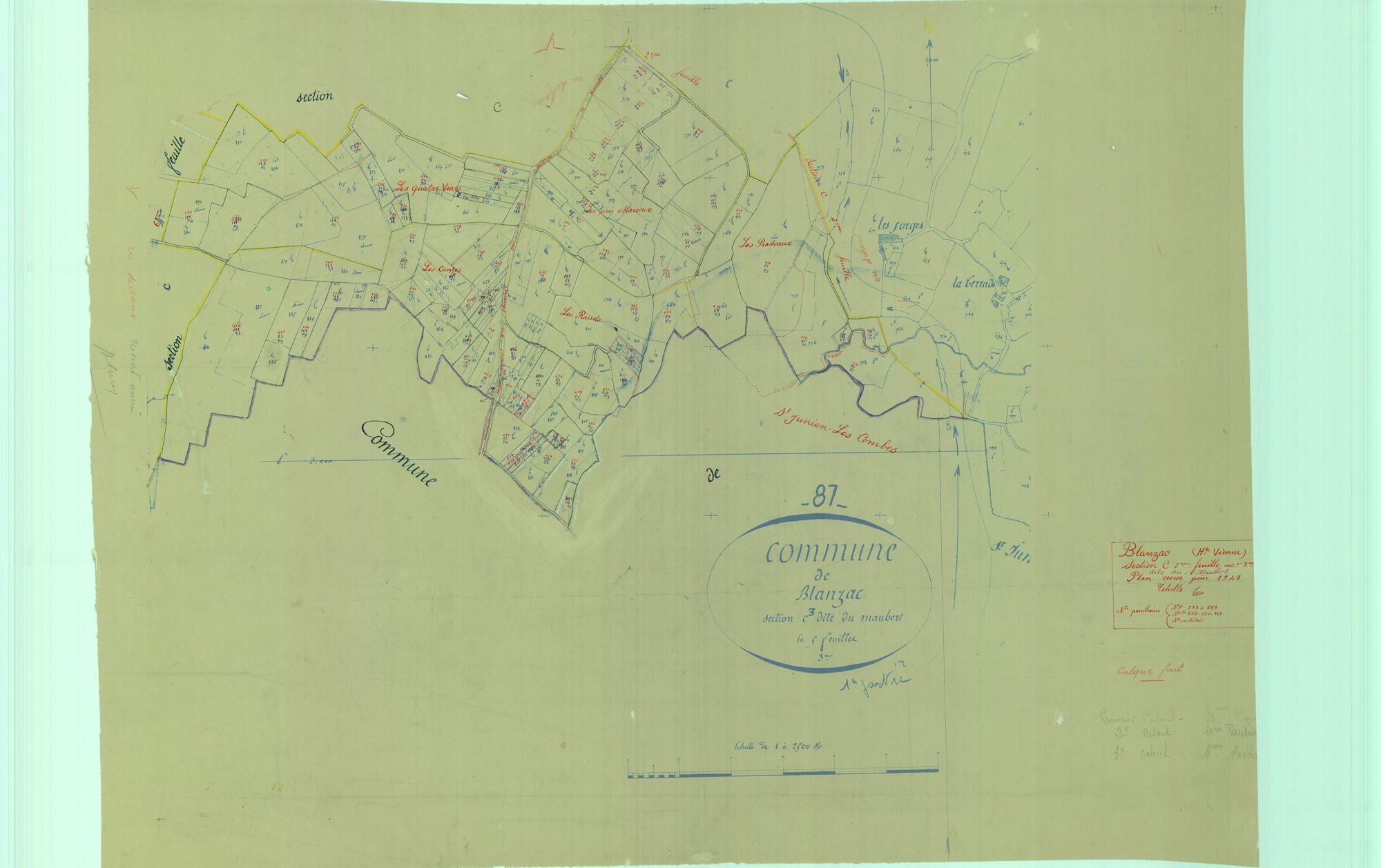 Blanzac 2241 W 10 1941